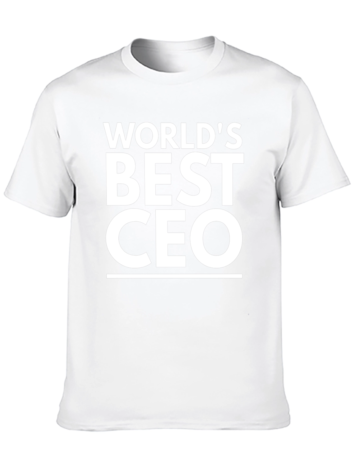 Worlds Best CEO Black Graphic Tee