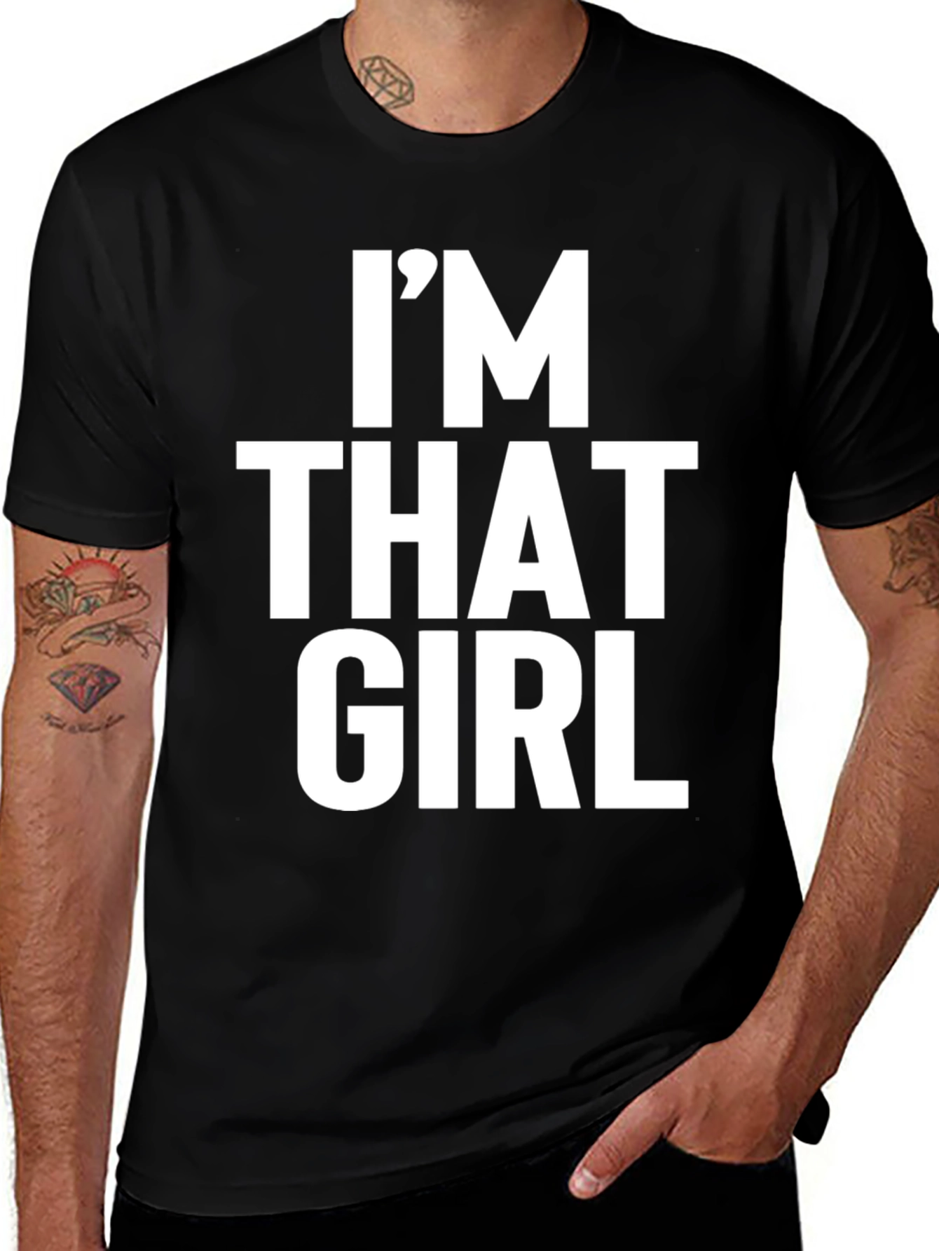IM THAT GIRL Graphic Tee - Unisex Black T-Shirt
