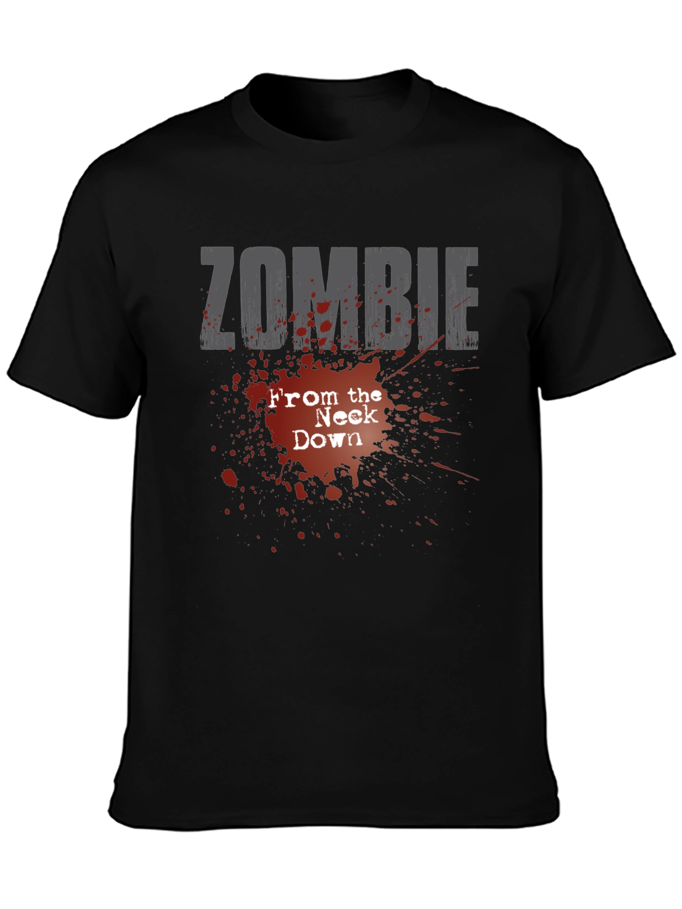 Zombie From the Neck Down Graphic Tee - Black