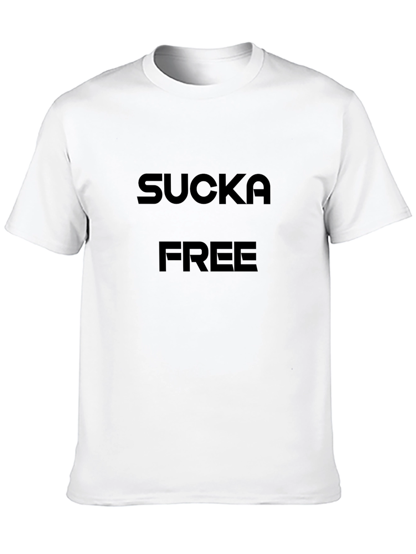 Sucka Free Black T-Shirt - Bold Statement Tee