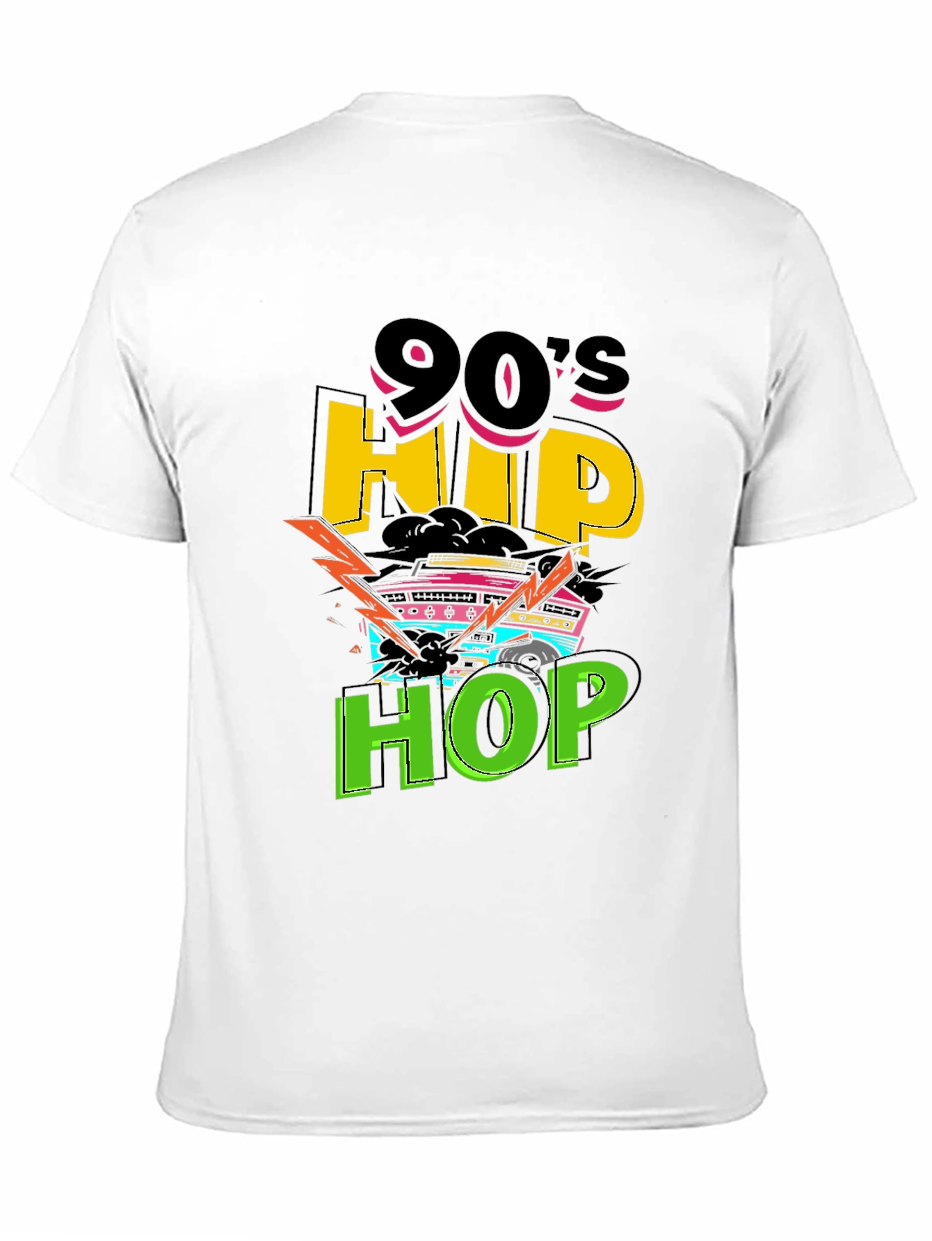 90s Hip Hop Graphic Tee - Retro Style T-Shirt