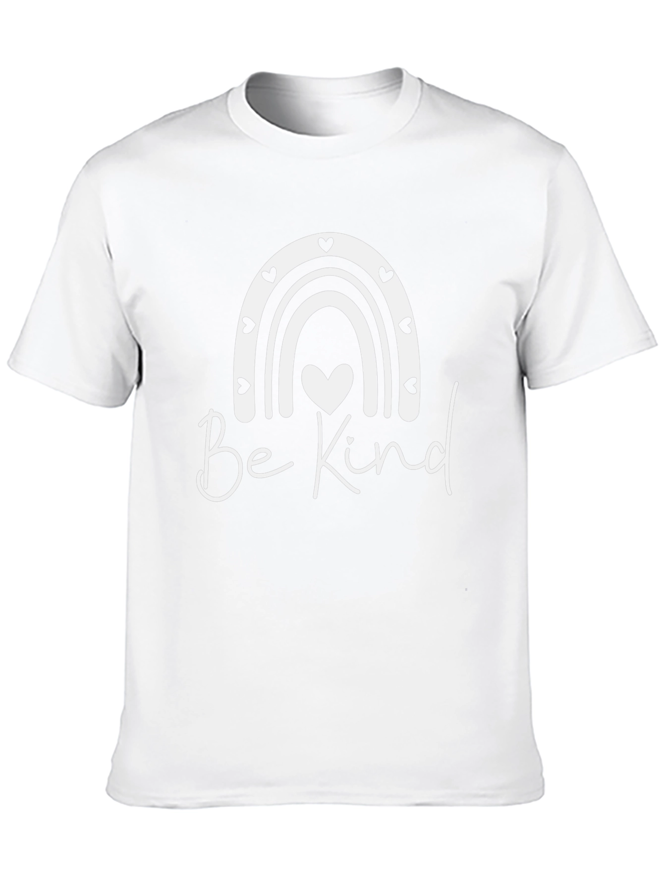 Be Kind Rainbow Heart Graphic Tee