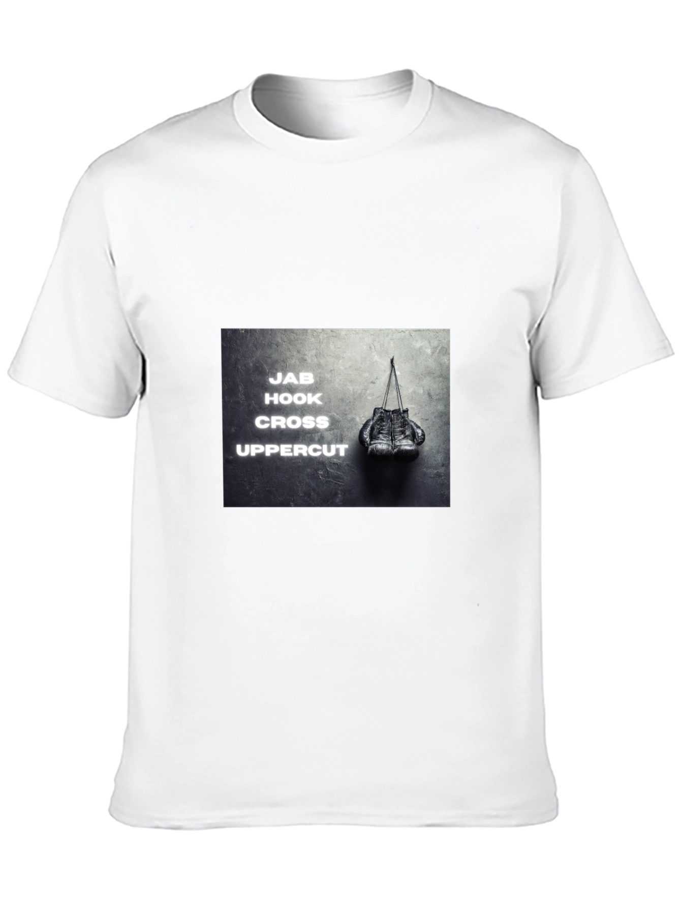 Boxing Moves Graphic Black T-Shirt