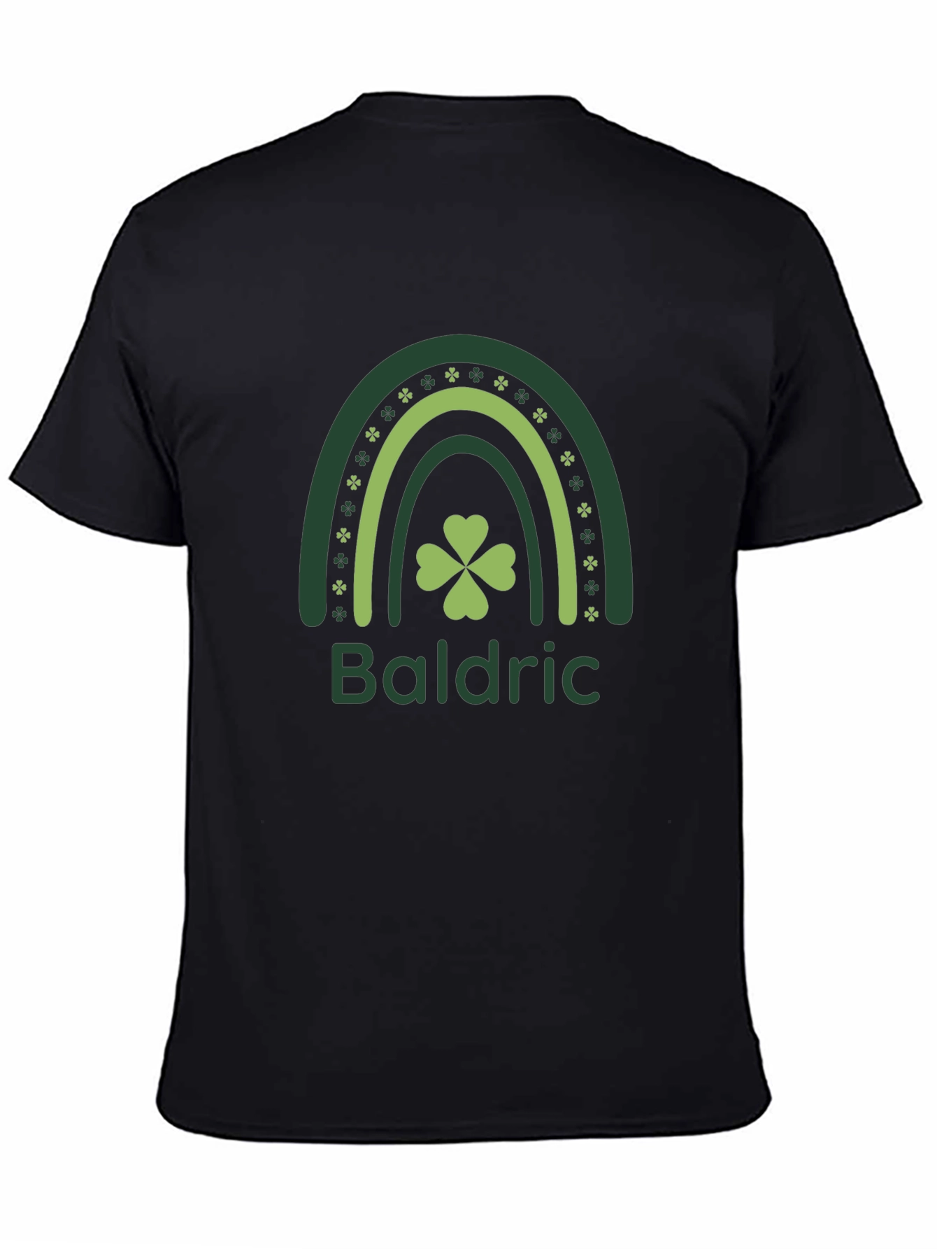 Baldric St. Patricks Day T-Shirt - Shamrock Rainbow