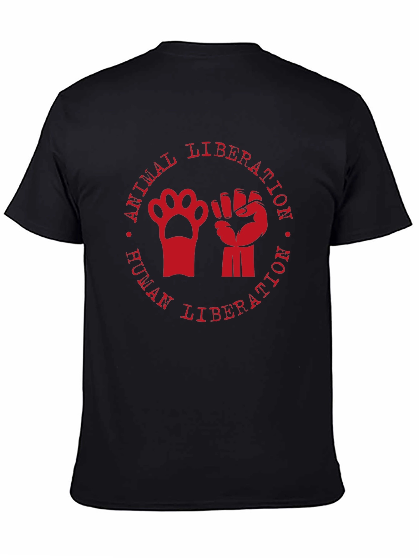 Animal & Human Liberation T-Shirt - Black