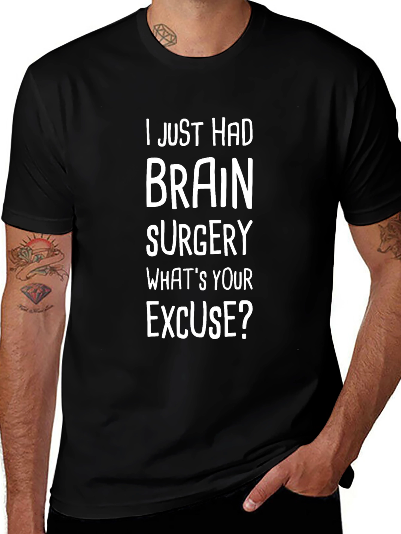 Brain Surgery Excuse T-Shirt - Funny Novelty Tee