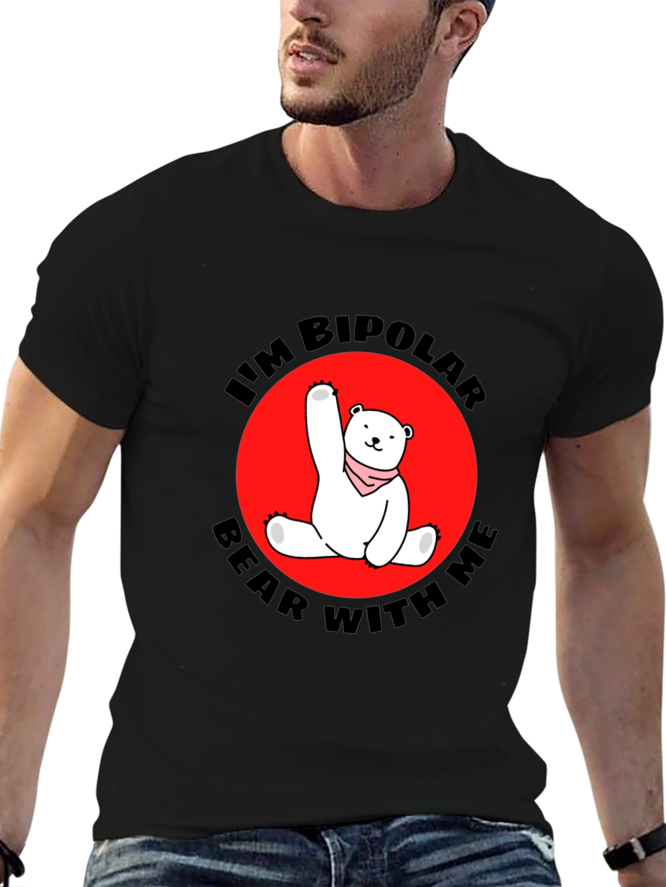 Bipolar Bear Graphic Tee - Mens