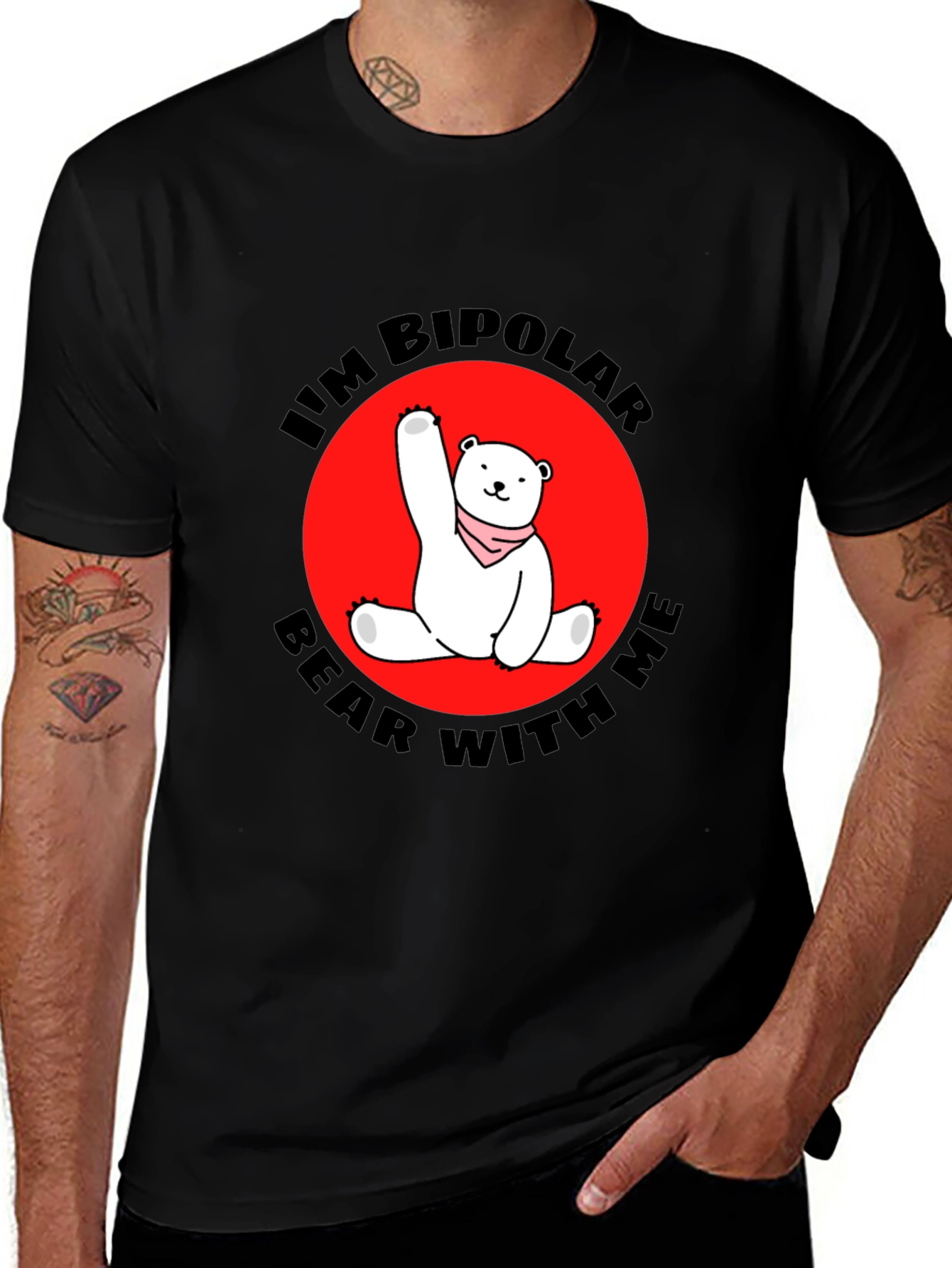 Bipolar Bear Graphic Tee - Mens