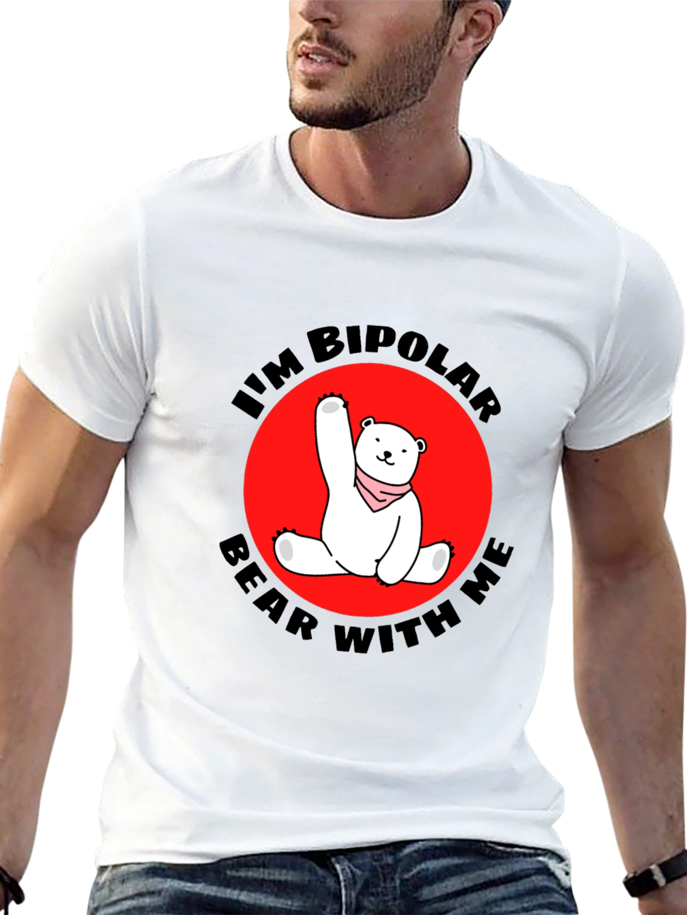 Bipolar Bear Graphic Tee - Mens