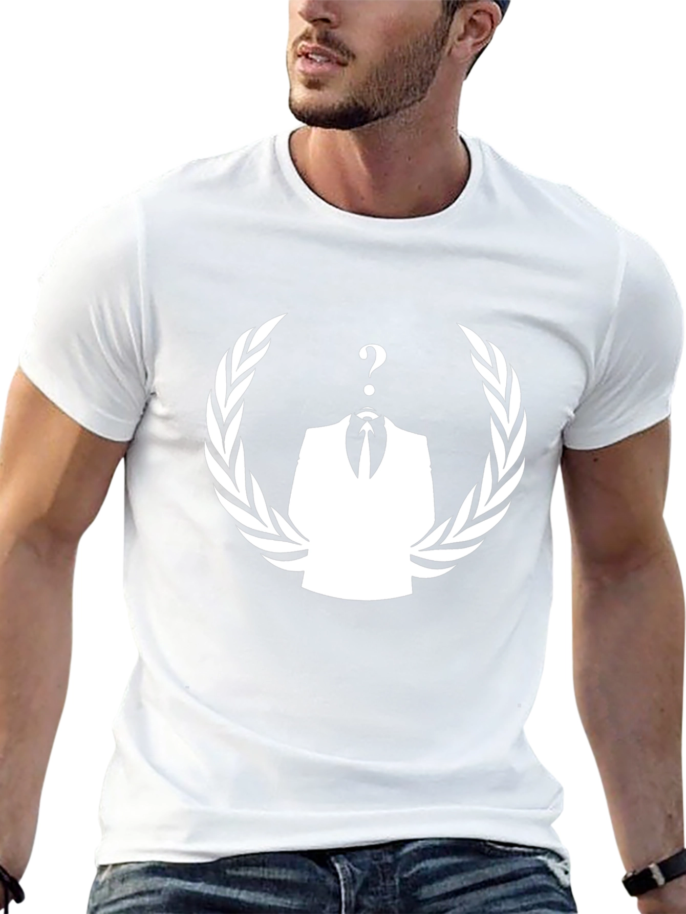 Anonymous Question Mark T-Shirt - Stylish and Unique