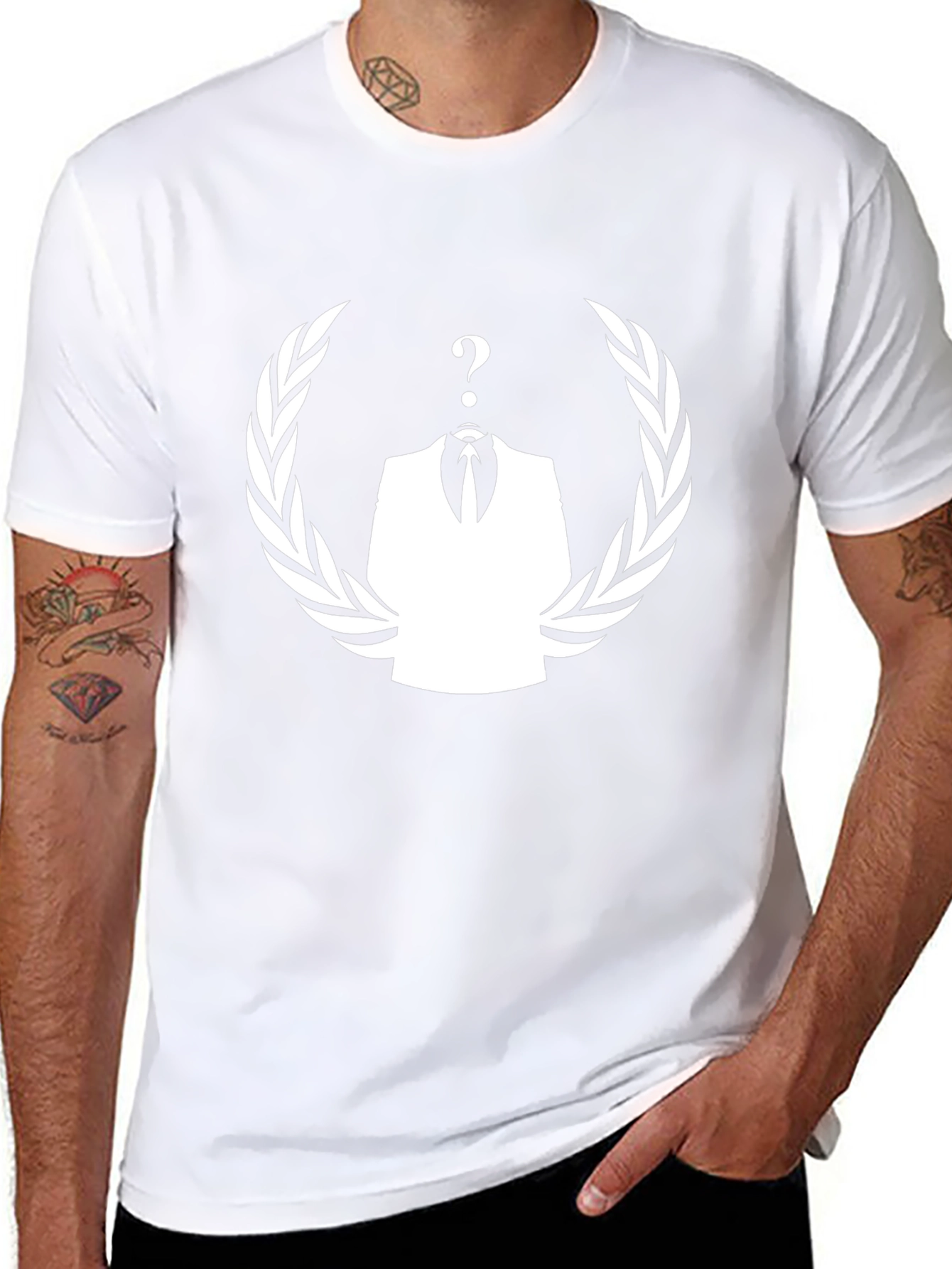 Anonymous Question Mark T-Shirt - Stylish and Unique