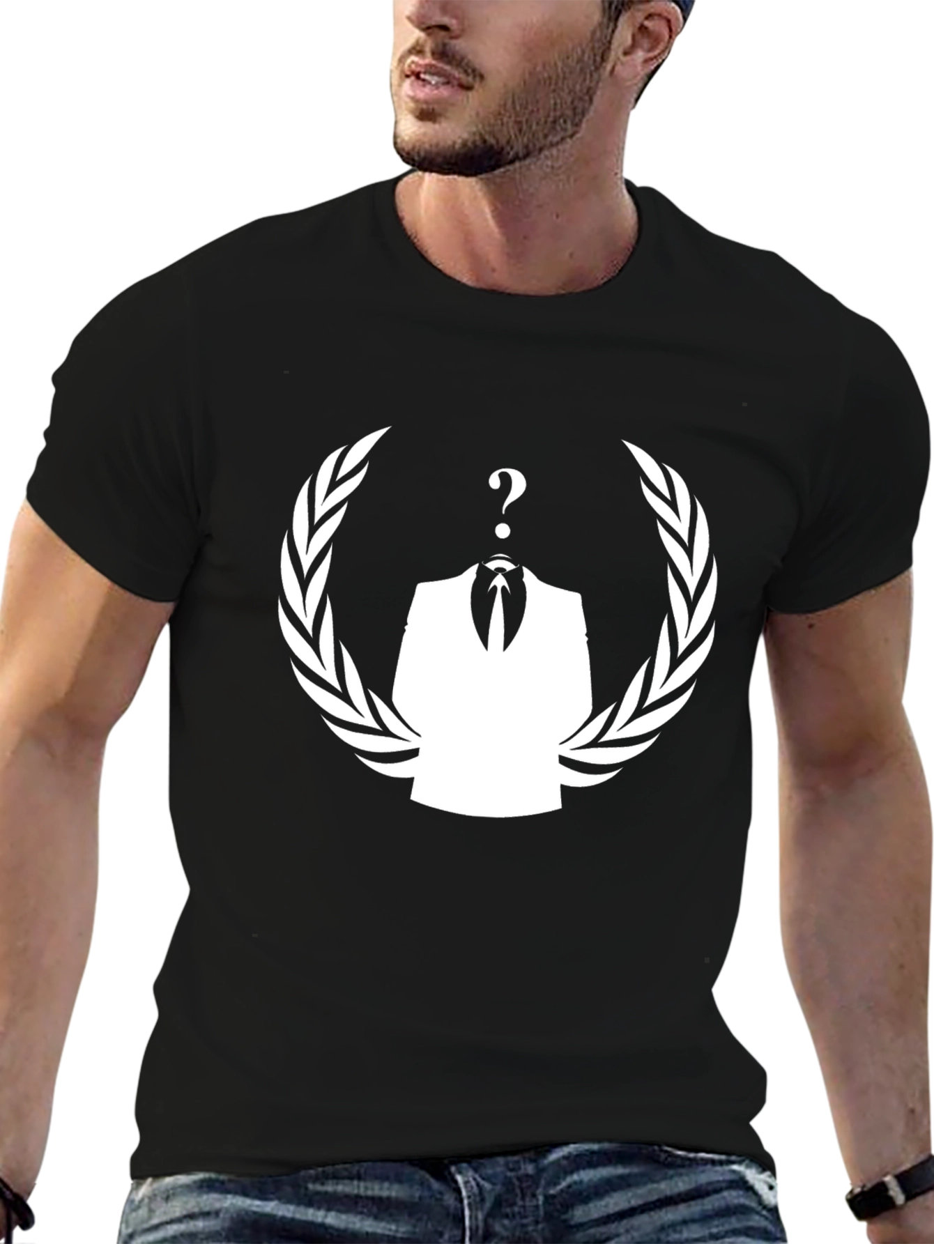 Anonymous Question Mark T-Shirt - Stylish and Unique