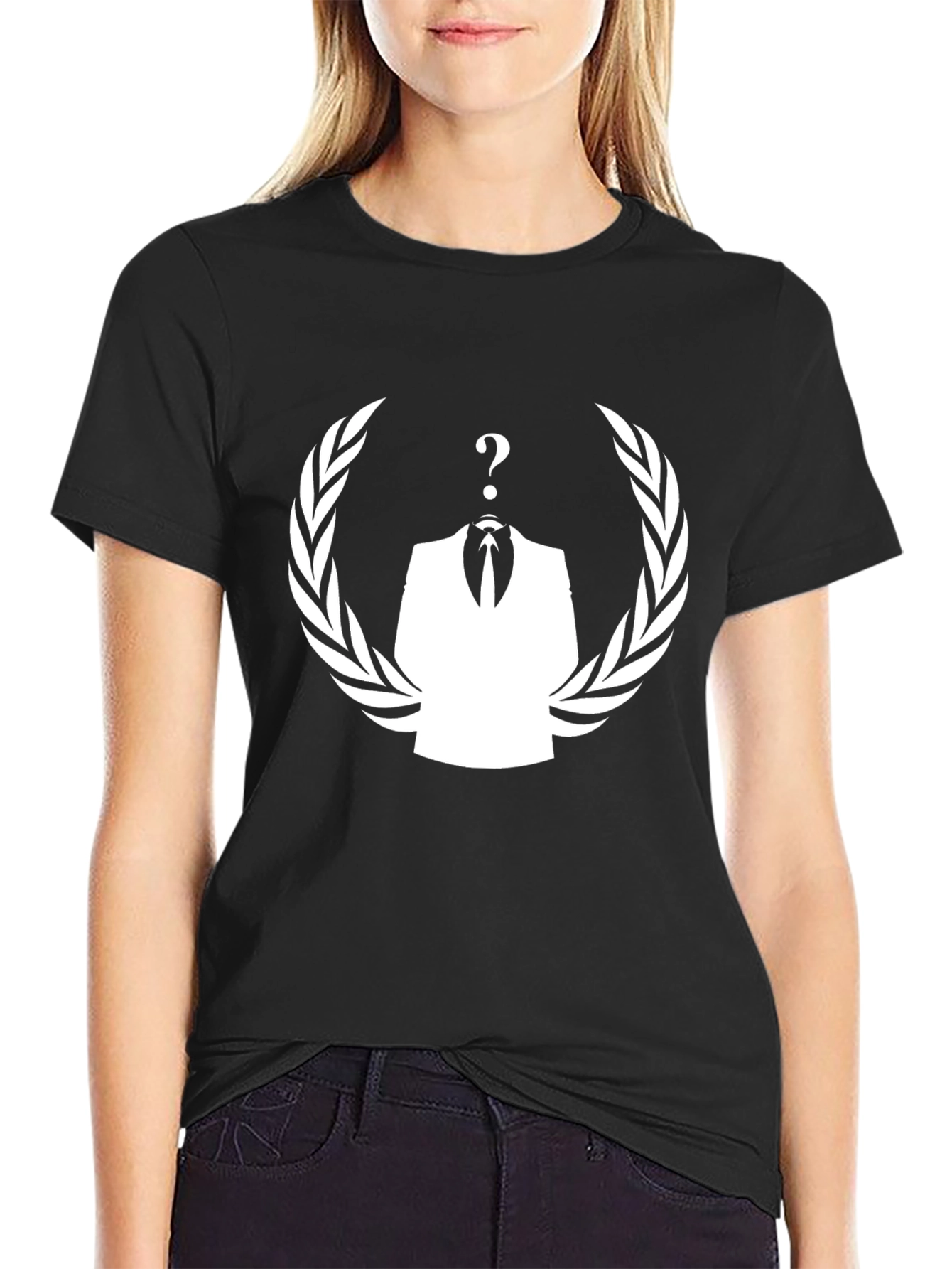 Anonymous Question Mark T-Shirt - Stylish and Unique