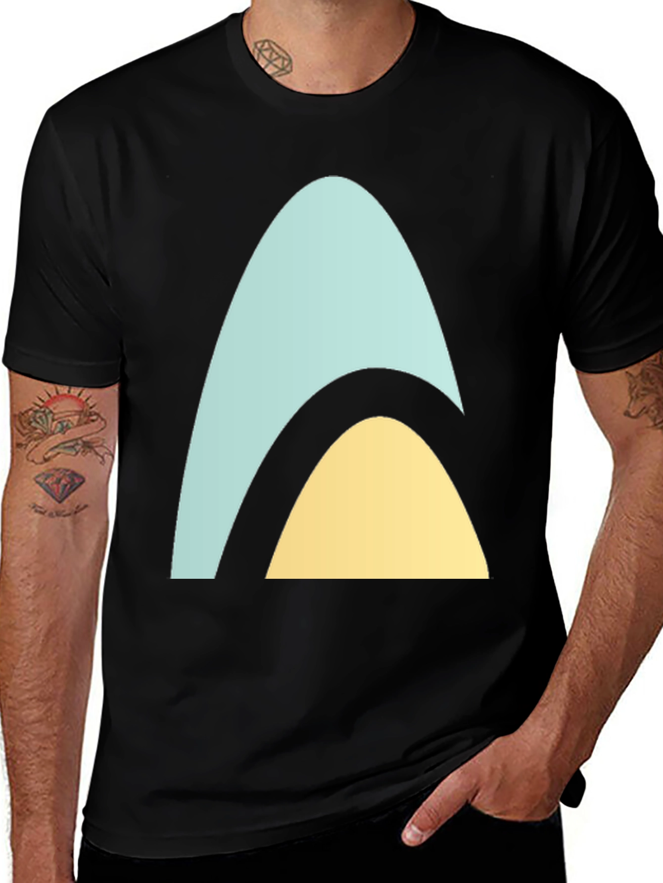 Abstract Graphic Tee - Modern Design