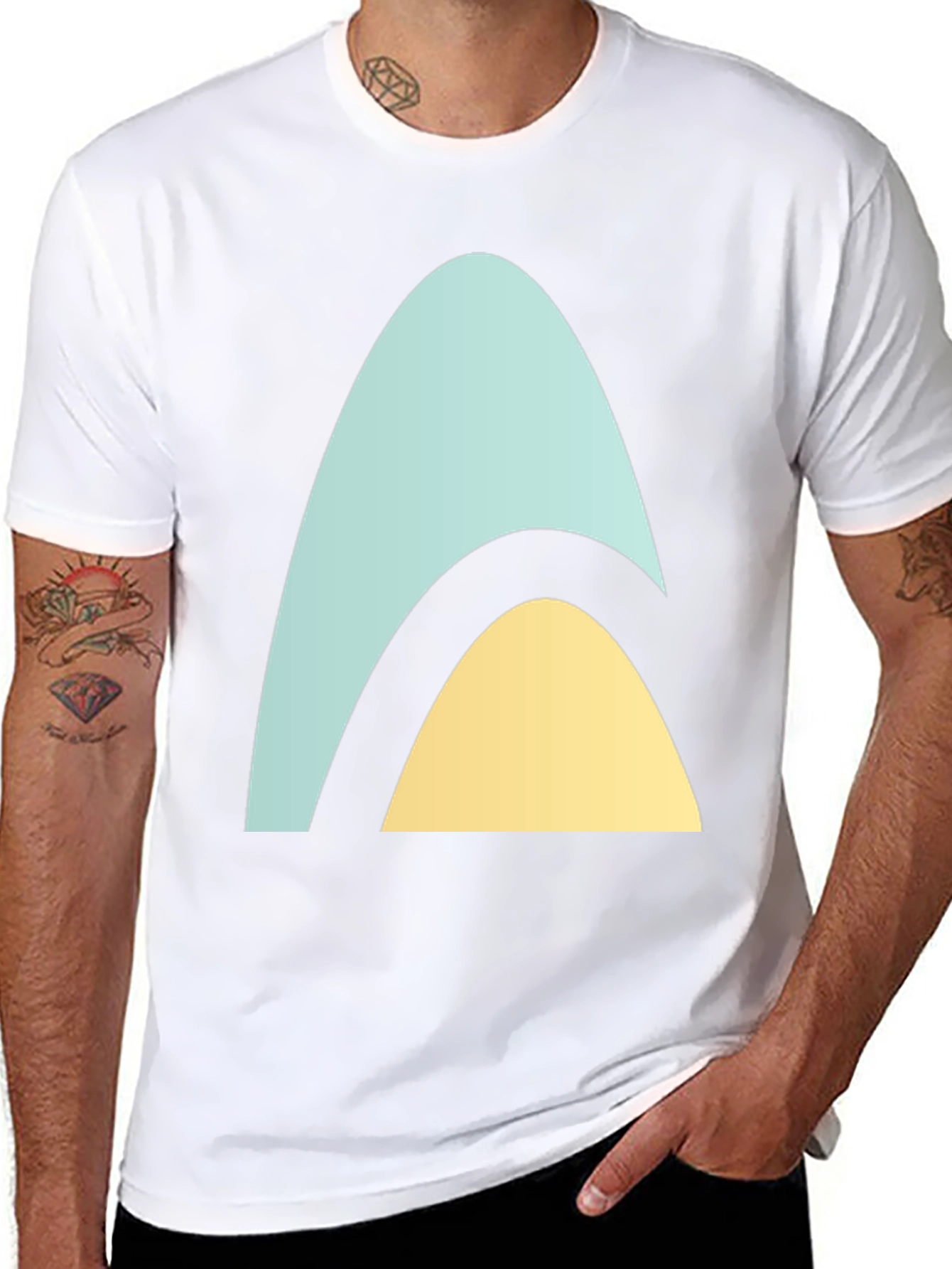 Abstract Graphic Tee - Modern Design