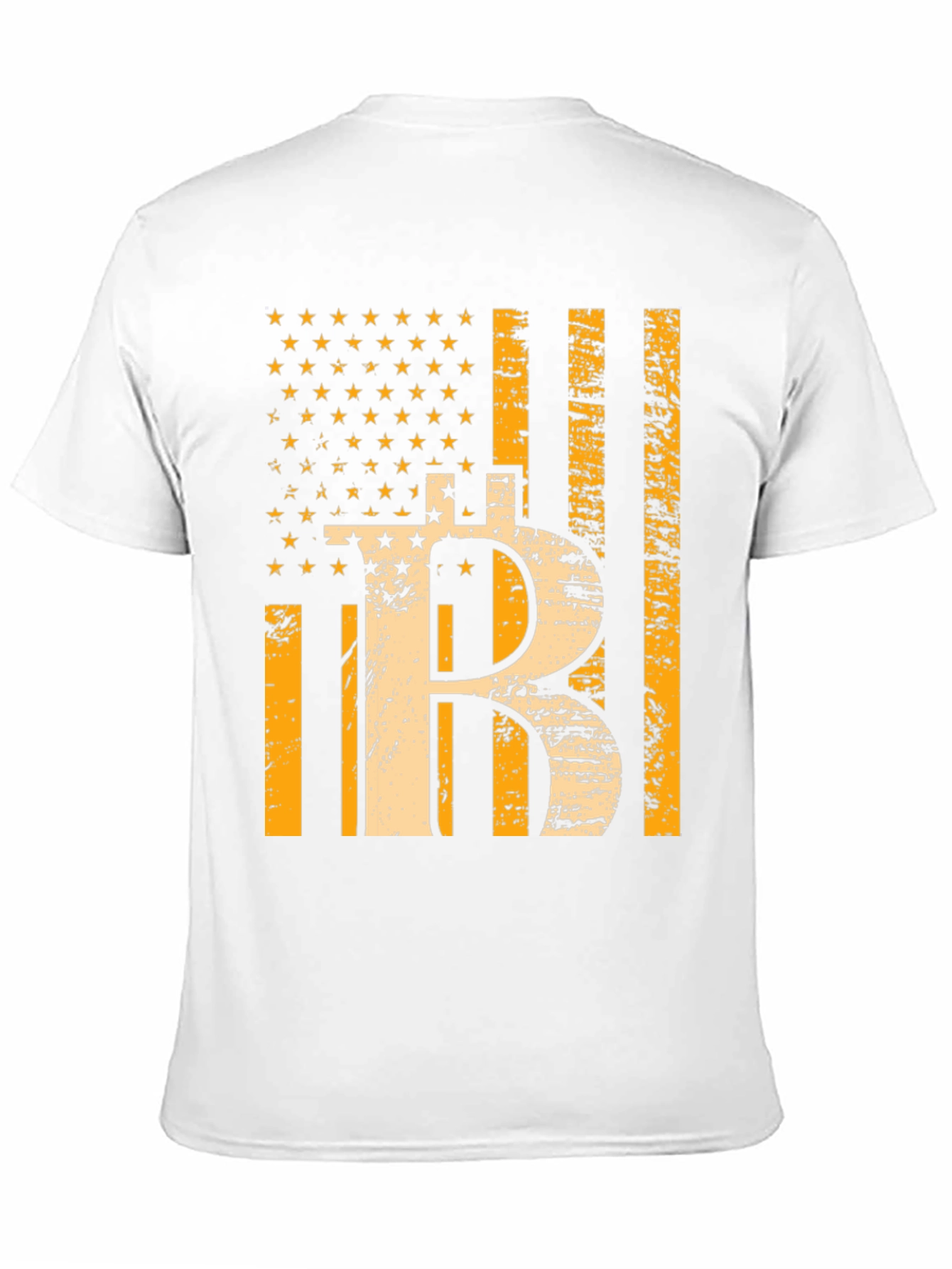 Bitcoin USA Flag Graphic Tee - Crypto T-Shirt