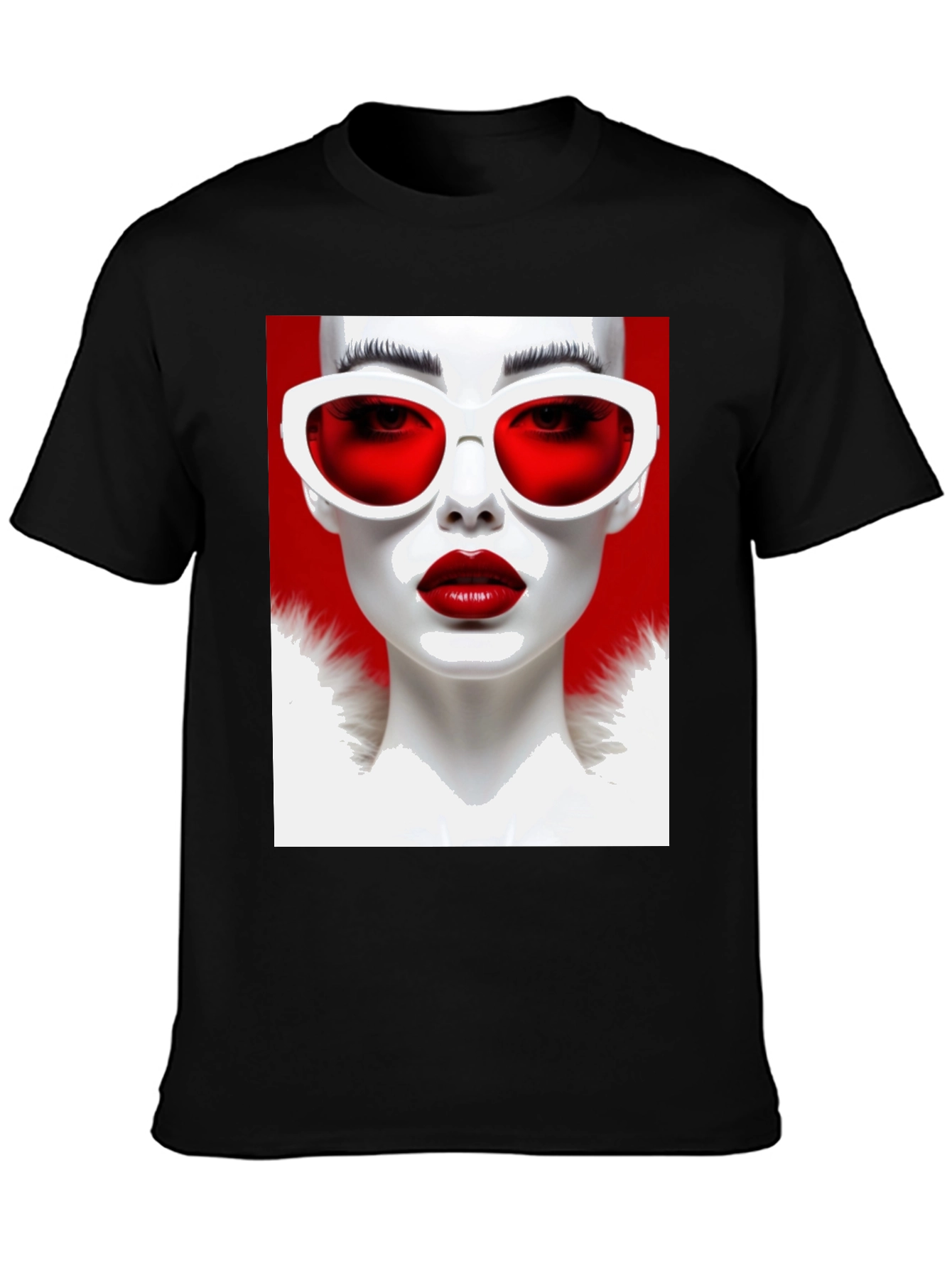Bold Graphic Tee - Retro Sunglasses Design