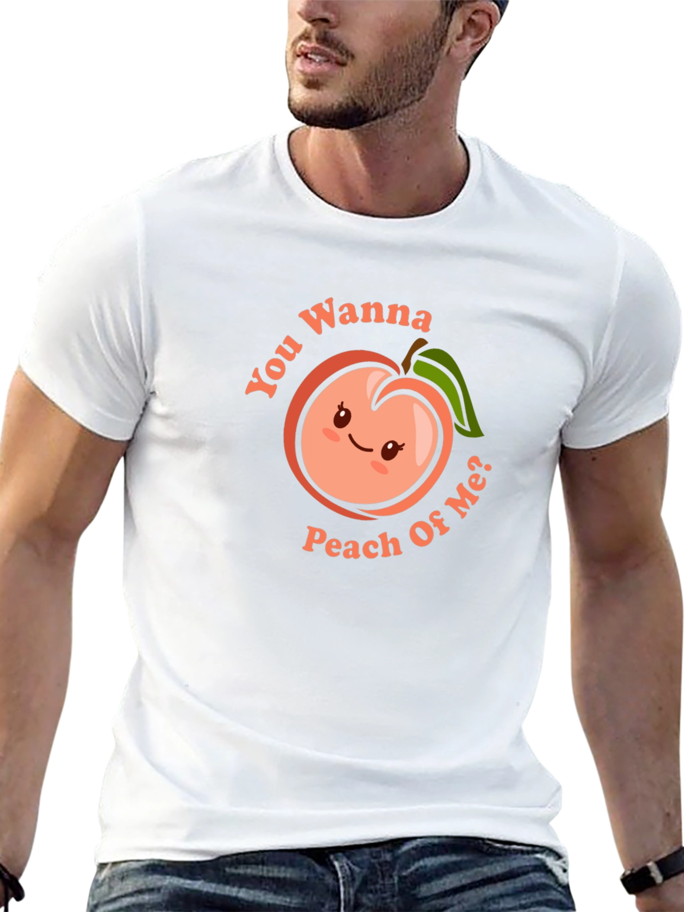 Wanna Peach Of Me? Graphic T-Shirt