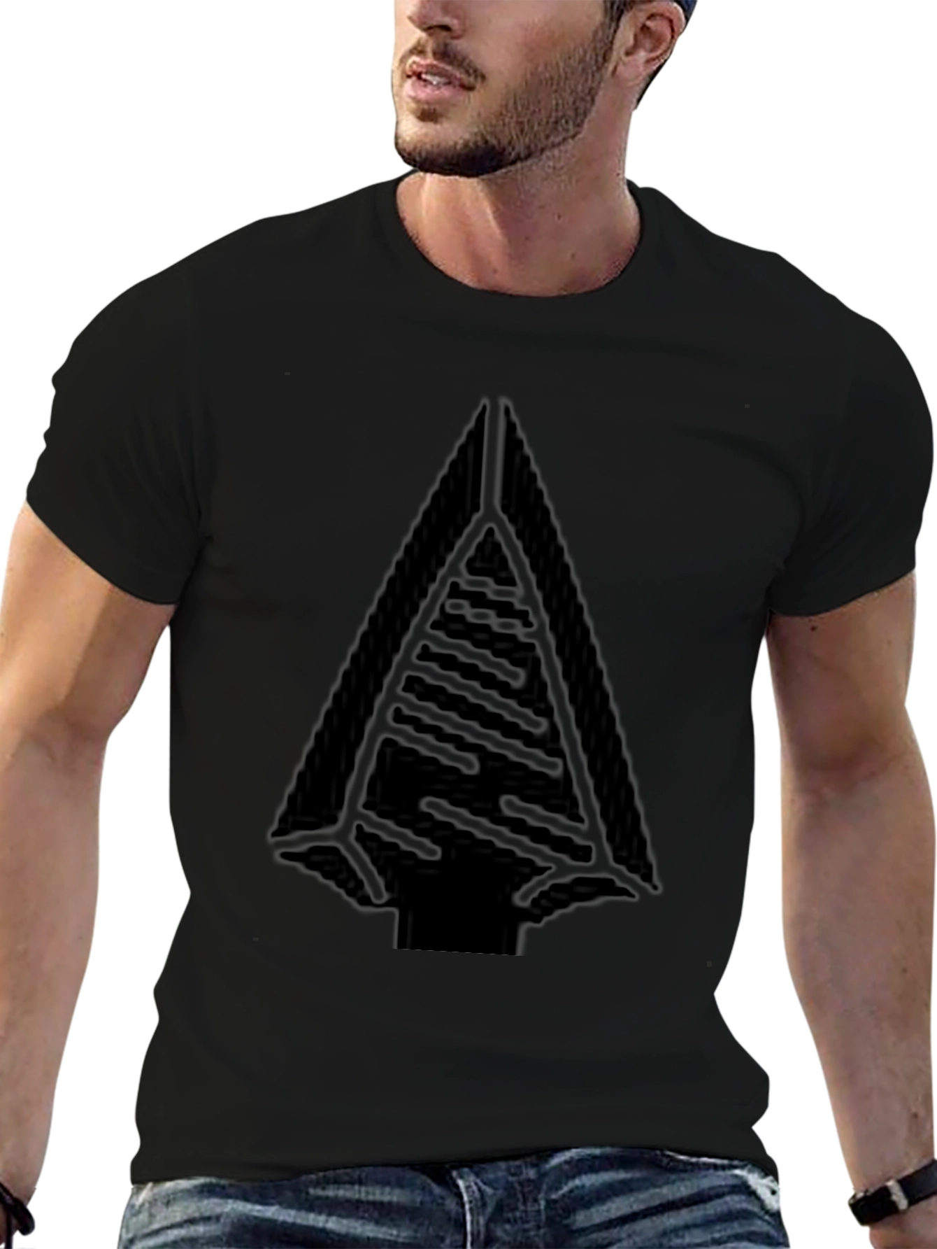 Arrowhead Graphic Black T-Shirt