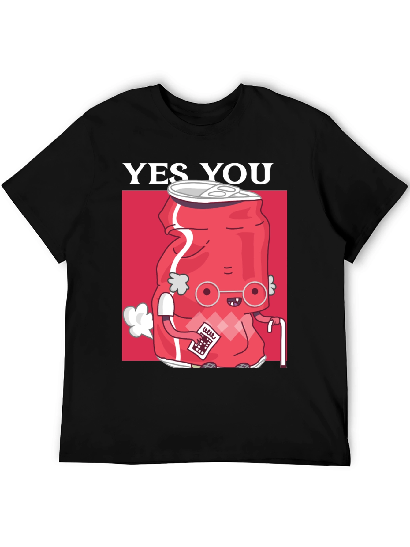 Yes You Soda Can Funny Graphic T-Shirt