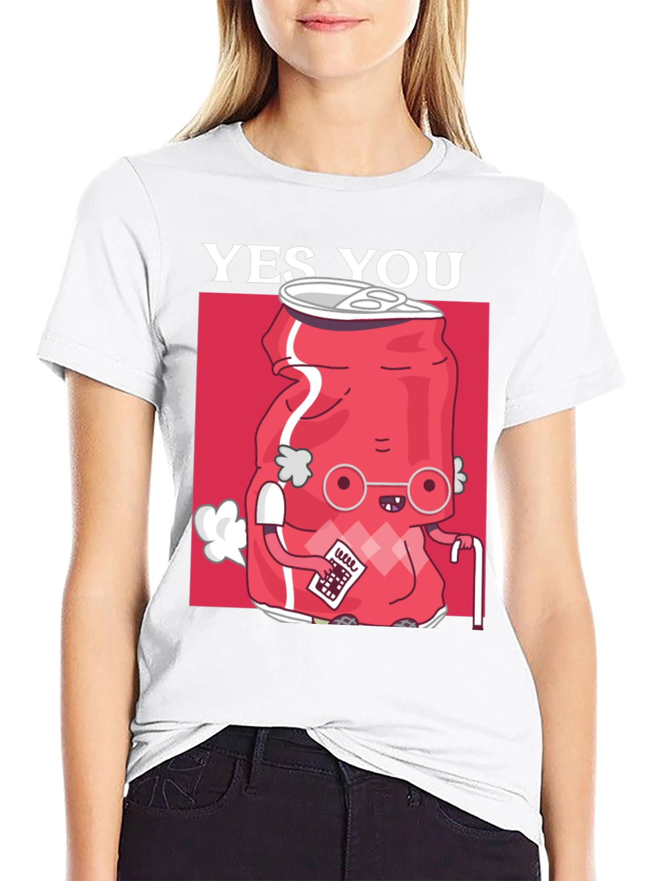 Yes You Soda Can Funny Graphic T-Shirt