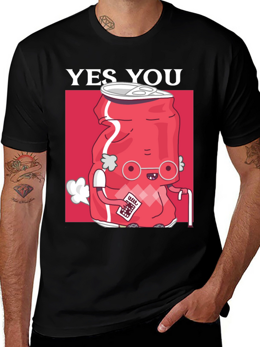Yes You Soda Can Funny Graphic T-Shirt