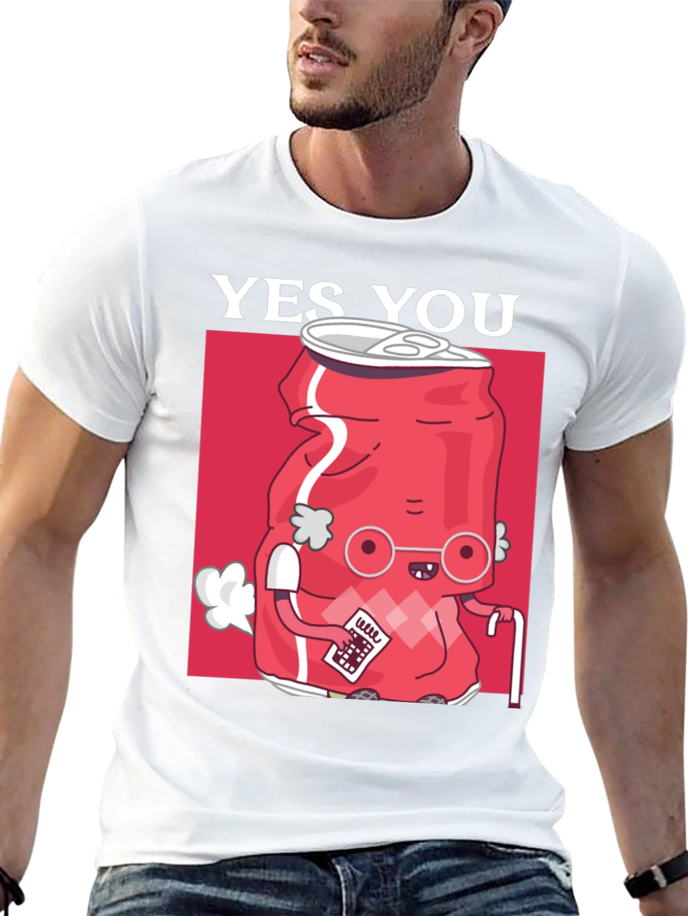 Yes You Soda Can Funny Graphic T-Shirt