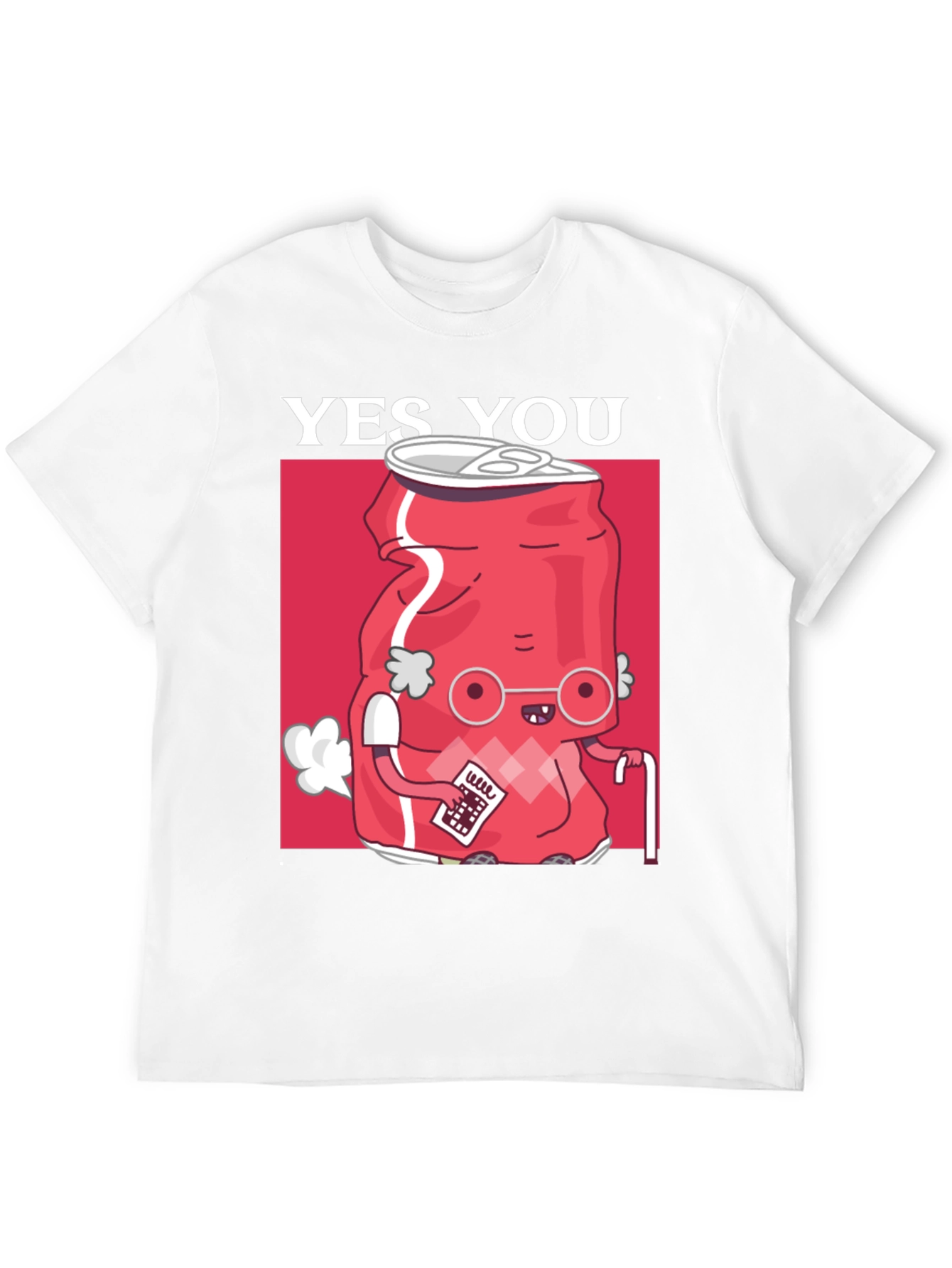 Yes You Soda Can Funny Graphic T-Shirt