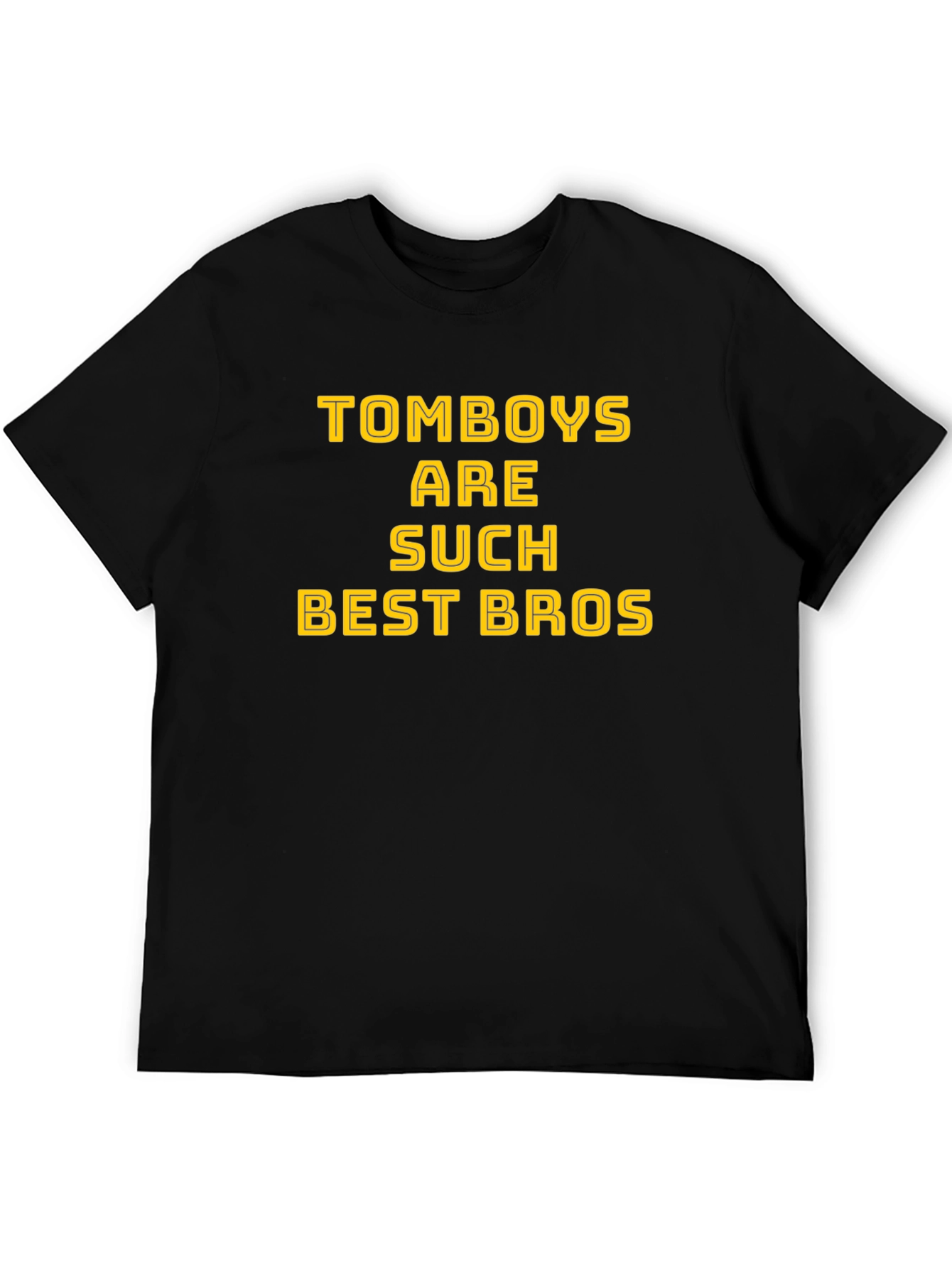 Tomboy Best Bros Graphic Tee - Black