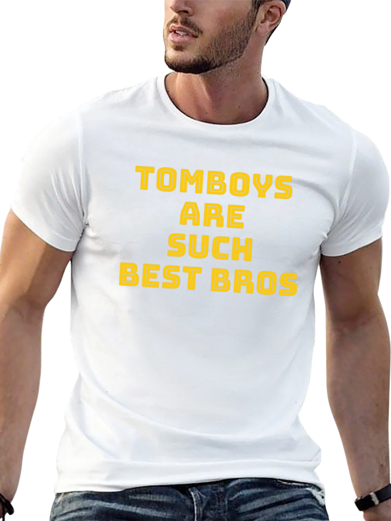 Tomboy Best Bros Graphic Tee - Black