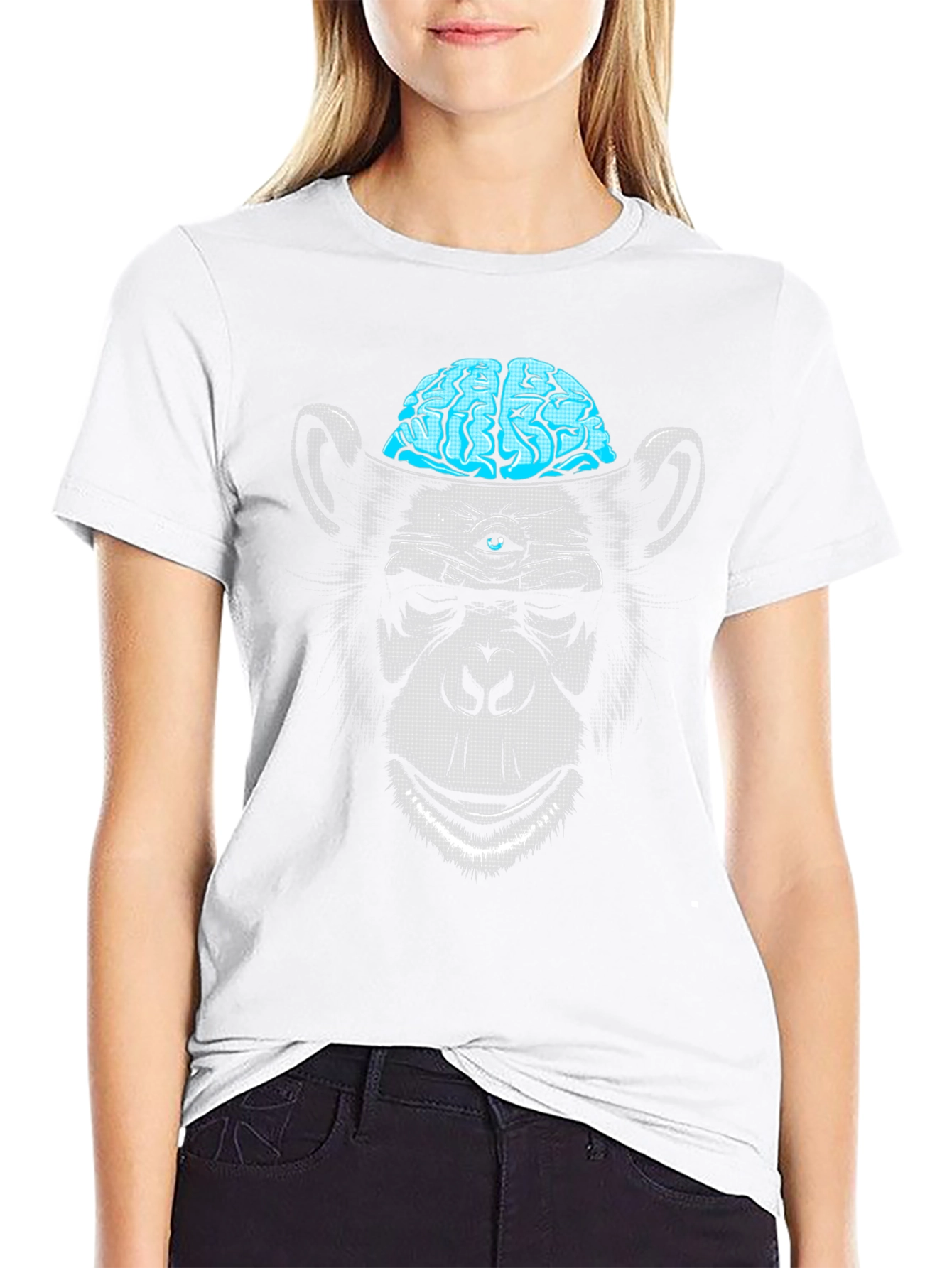 Brainy Ape Graphic Tee - Unique Design