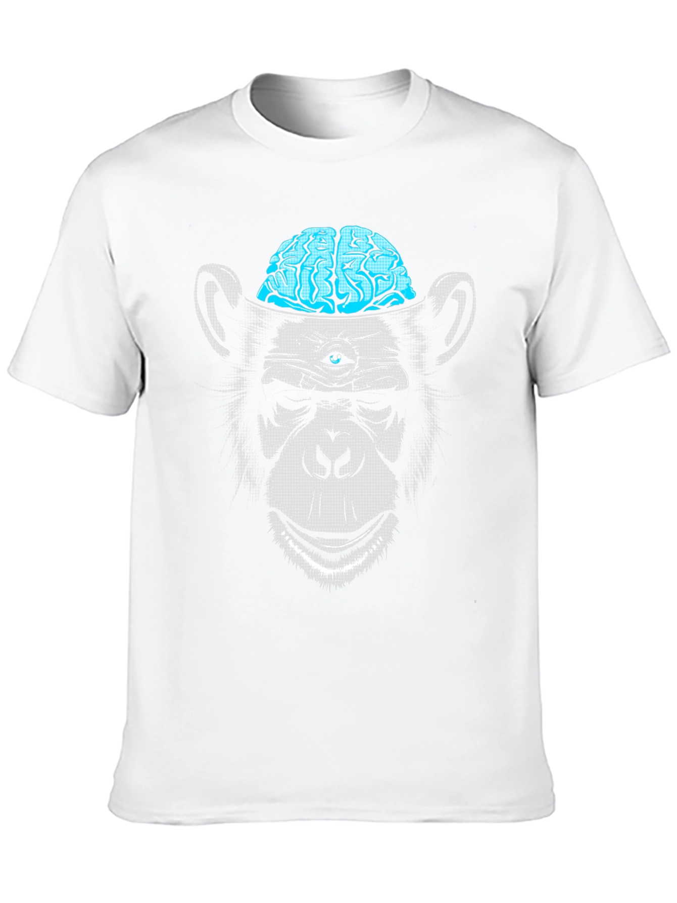 Brainy Ape Graphic Tee - Unique Design