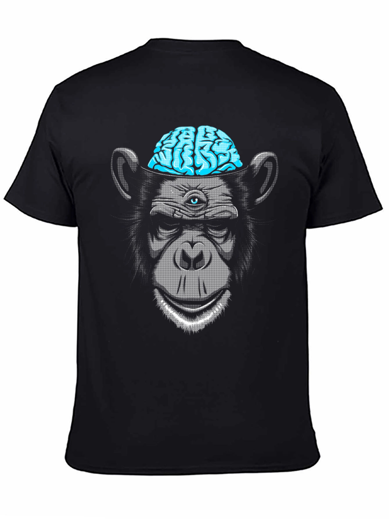Brainy Ape Graphic Tee - Unique Design
