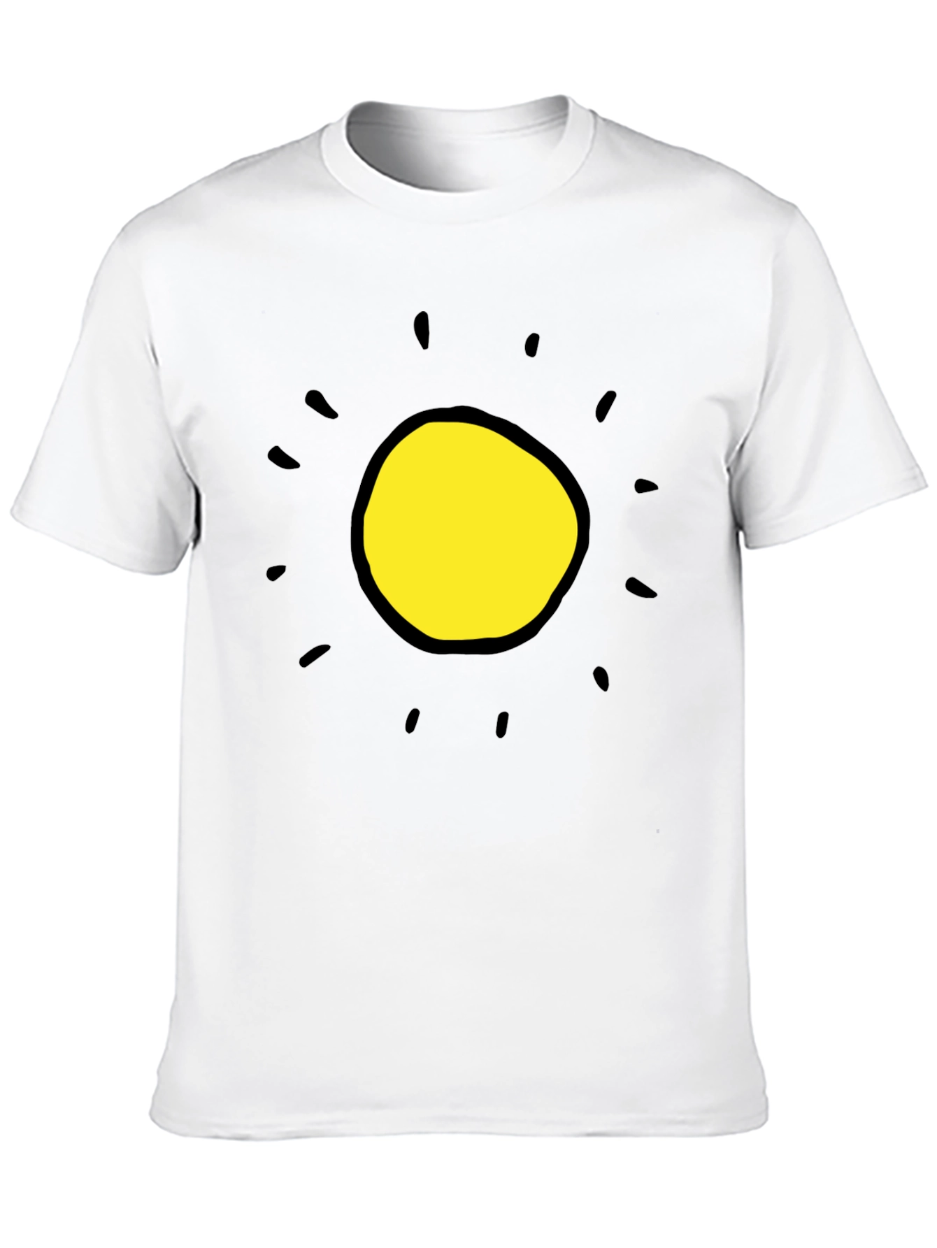 Sunshine Graphic Tee - Black Cotton Blend