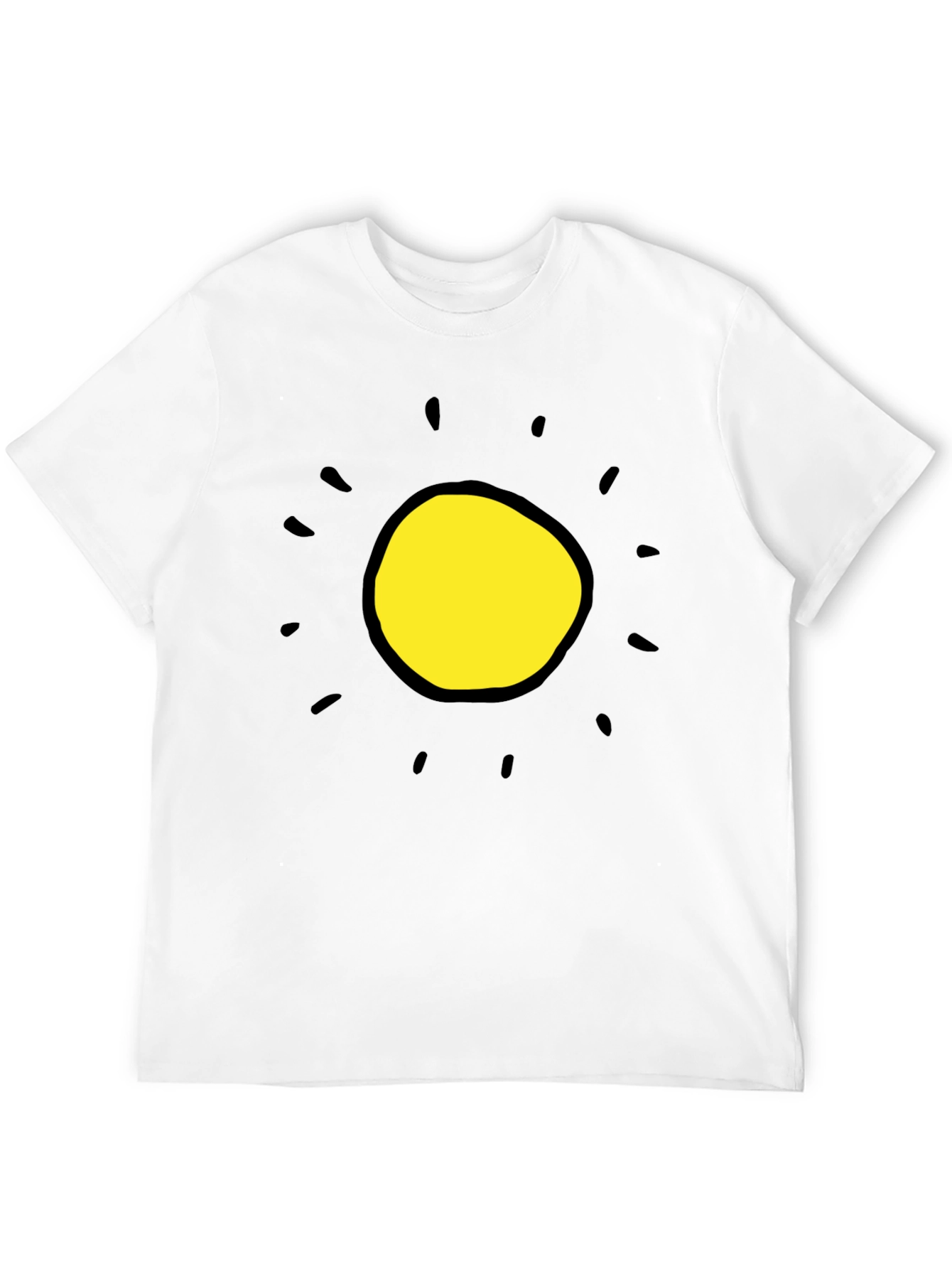 Sunshine Graphic Tee - Black Cotton Blend
