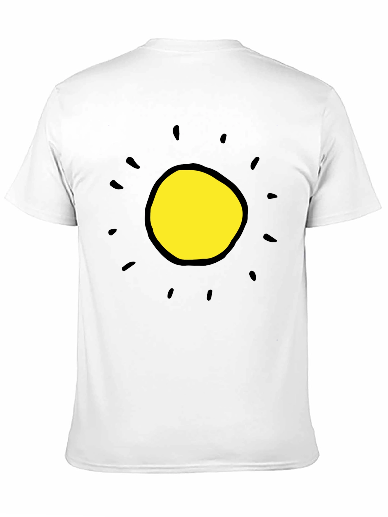 Sunshine Graphic Tee - Black Cotton Blend