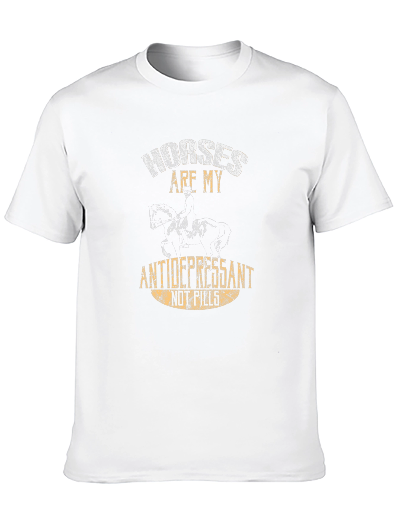 Horses Are My Antidepressant Graphic T-Shirt