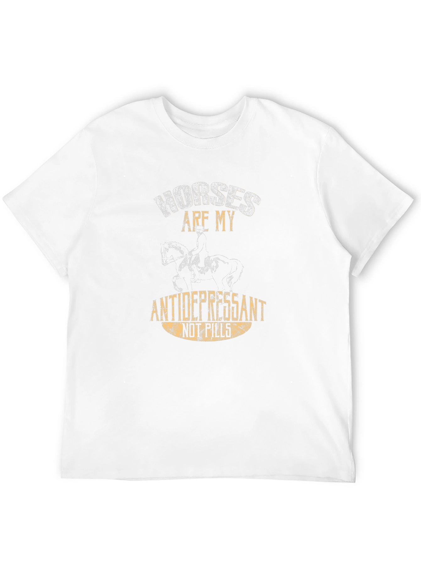 Horses Are My Antidepressant Graphic T-Shirt