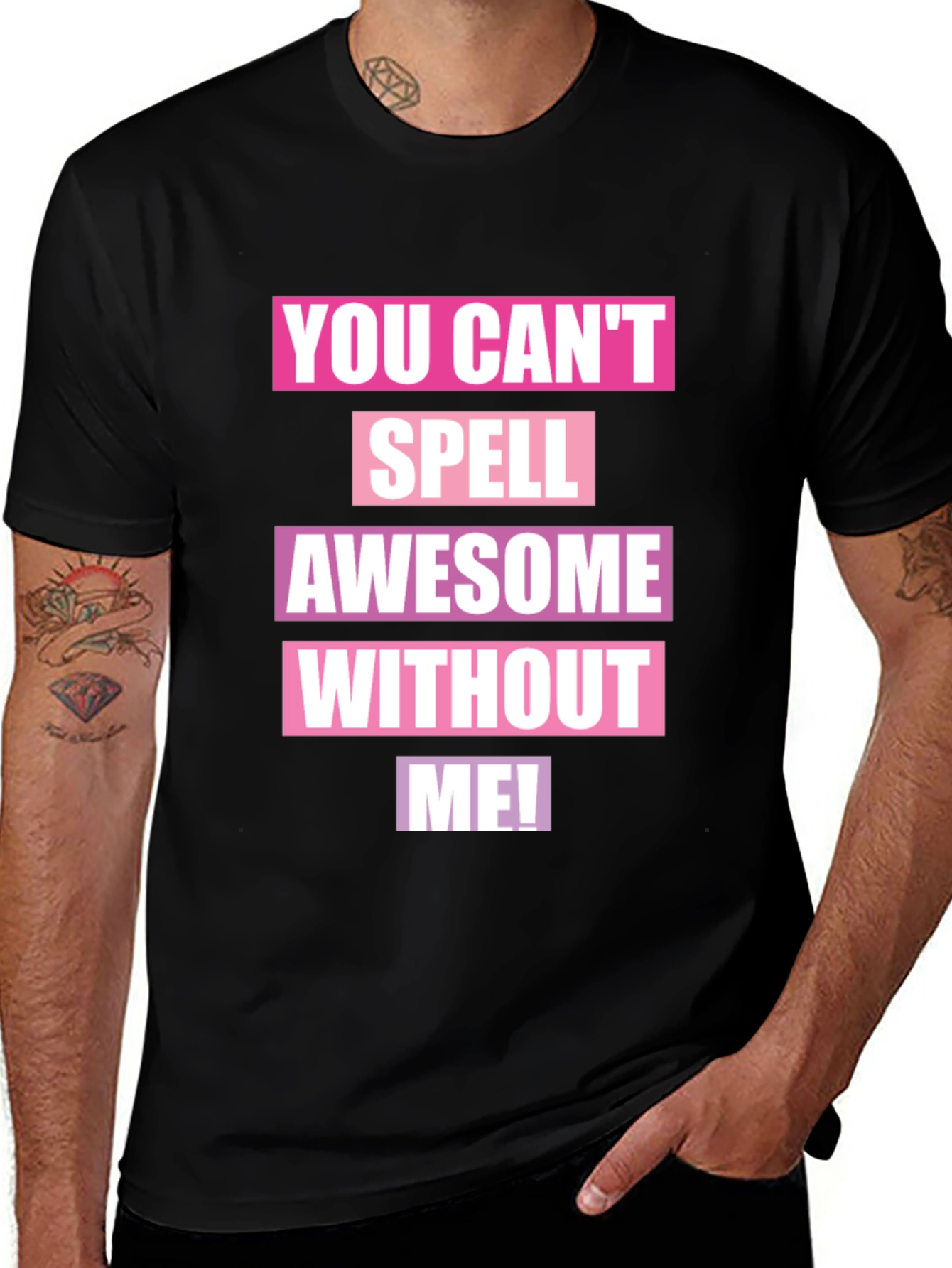 Awesome Without Me Graphic T-Shirt