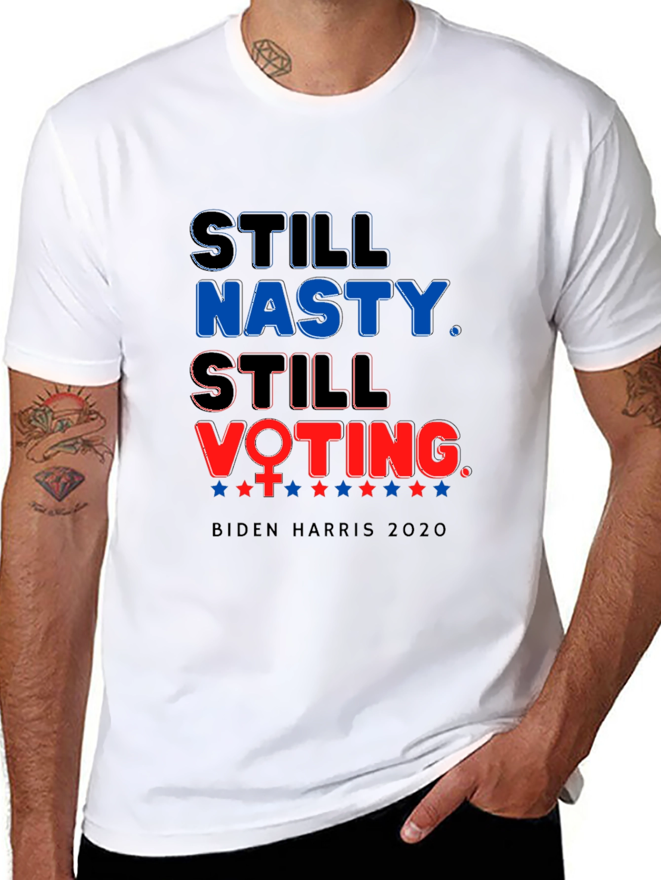 Still Nasty Still Voting Biden Harris T-Shirt