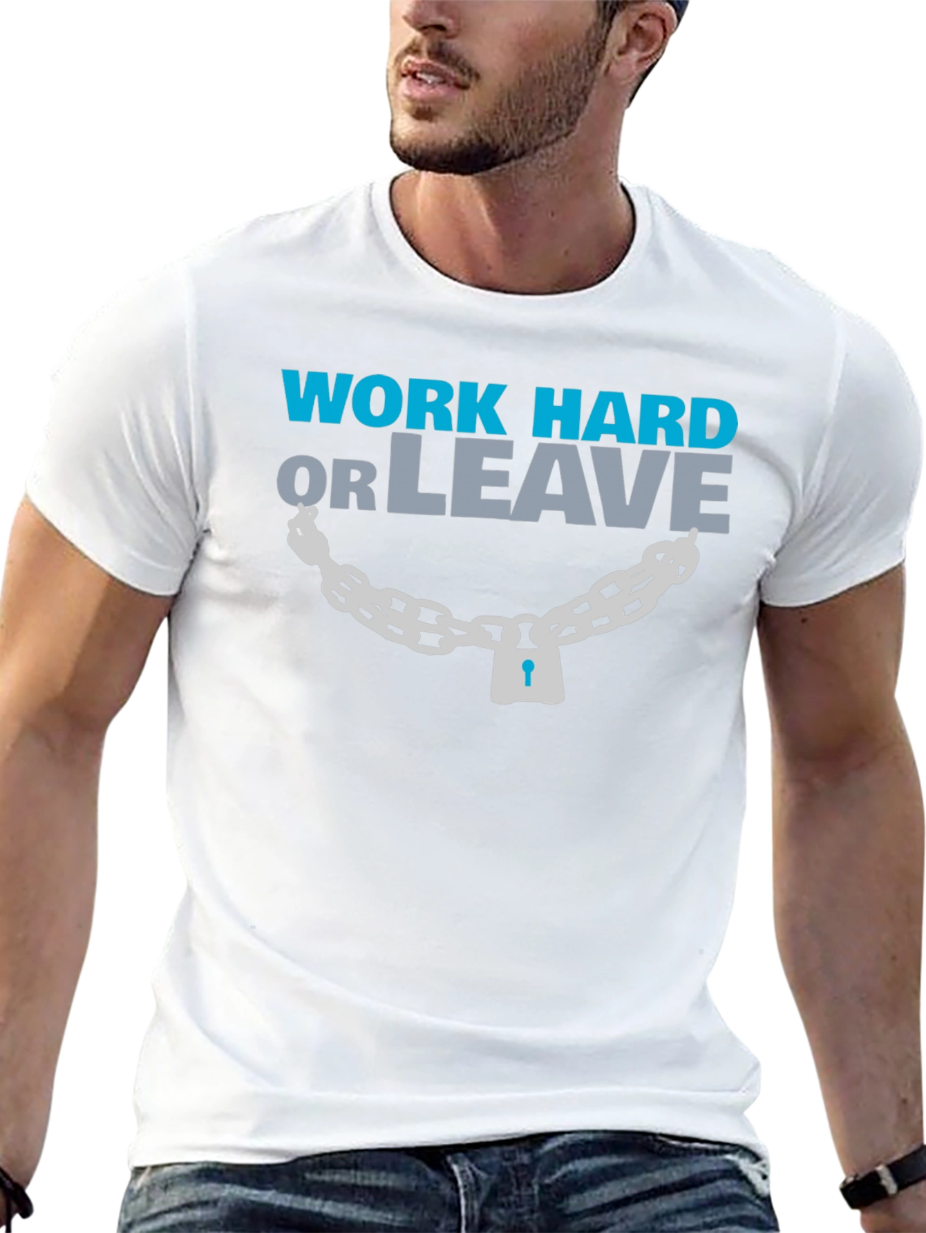 Work Hard or Leave Graphic T-Shirt