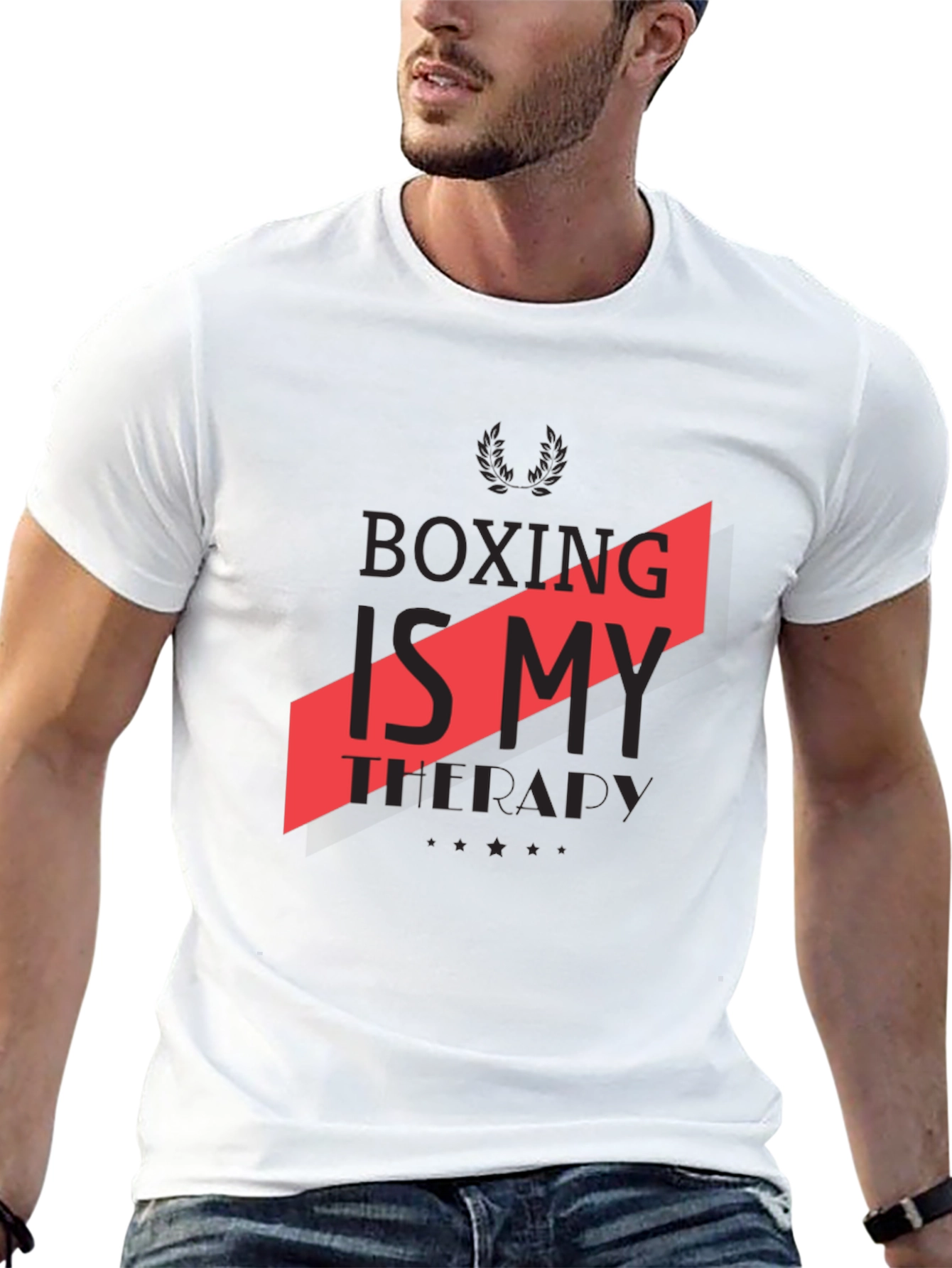 Boxing Is My Therapy Graphic Tee