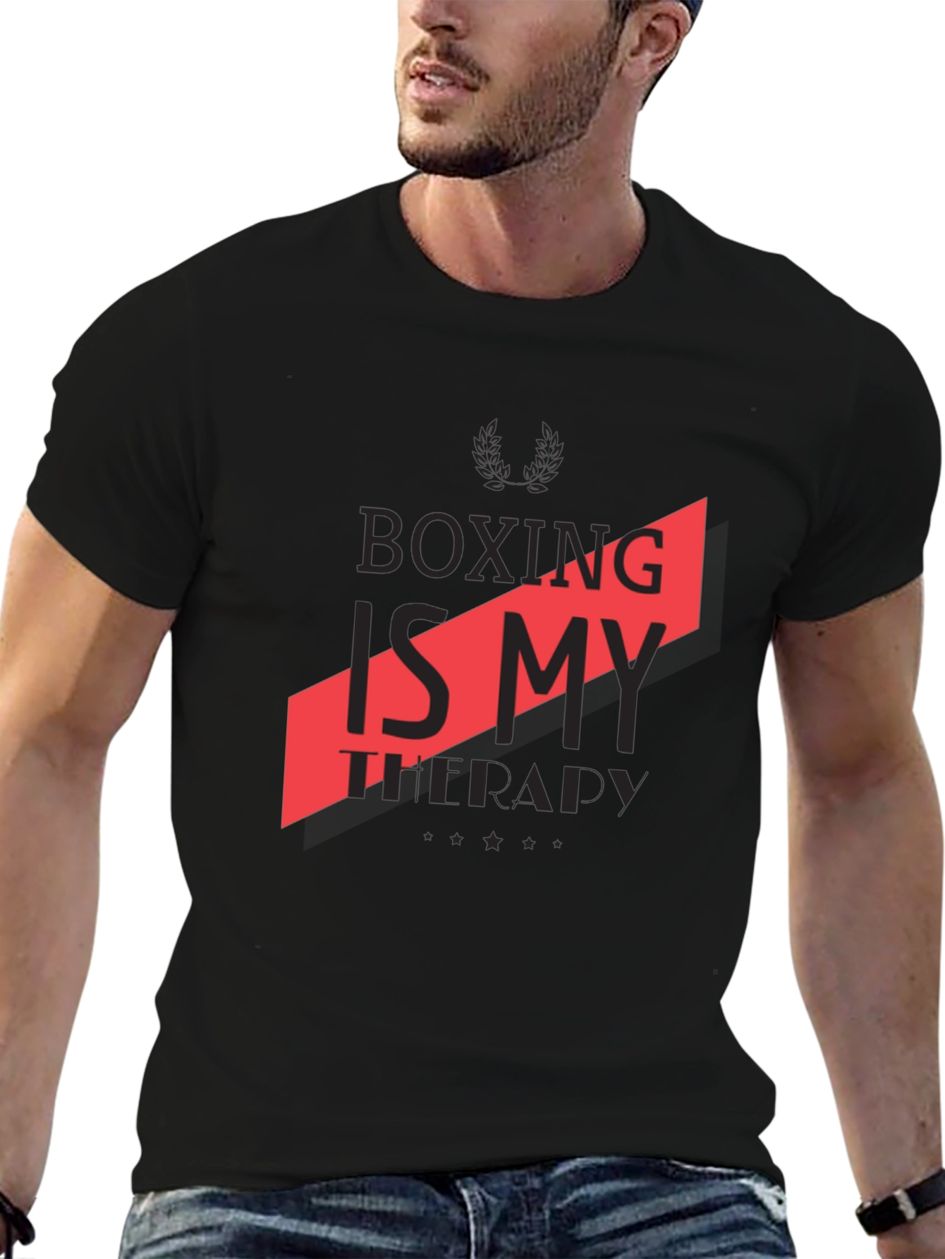 Boxing Is My Therapy Graphic Tee