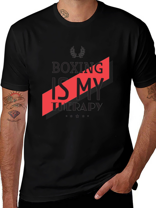 Boxing Is My Therapy Graphic Tee