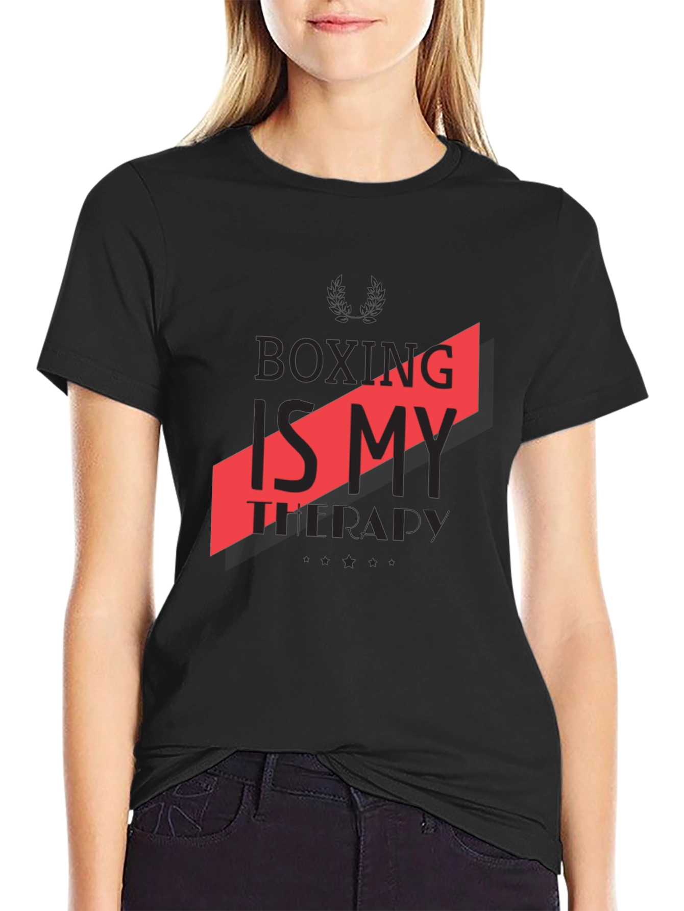 Boxing Is My Therapy Graphic Tee