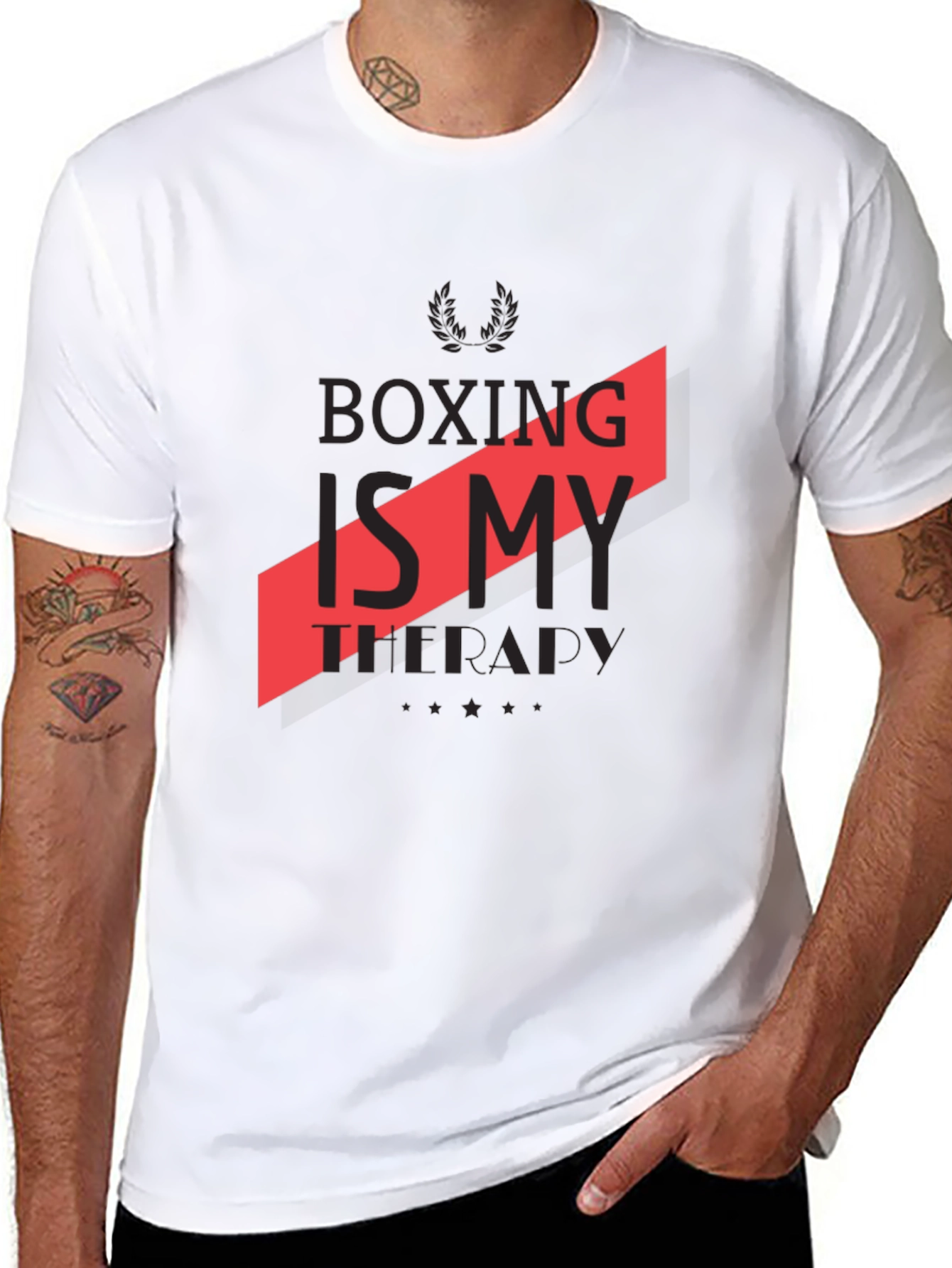 Boxing Is My Therapy Graphic Tee