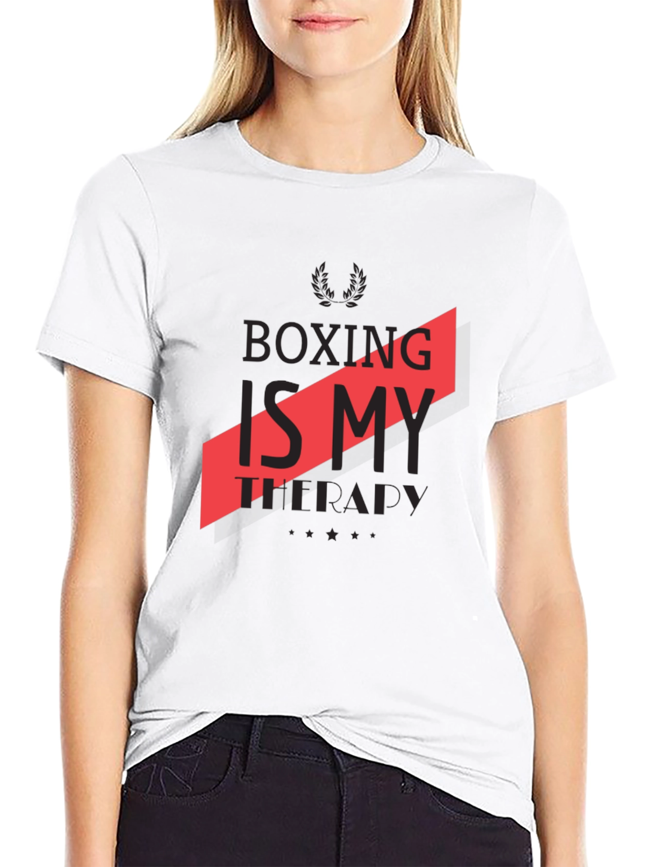 Boxing Is My Therapy Graphic Tee