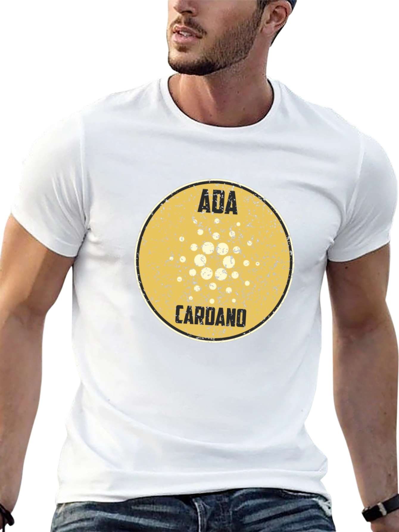 ADA Cardano Black T-Shirt - Crypto Fan Apparel