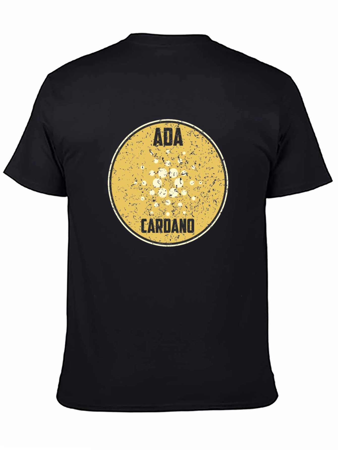 ADA Cardano Black T-Shirt - Crypto Fan Apparel