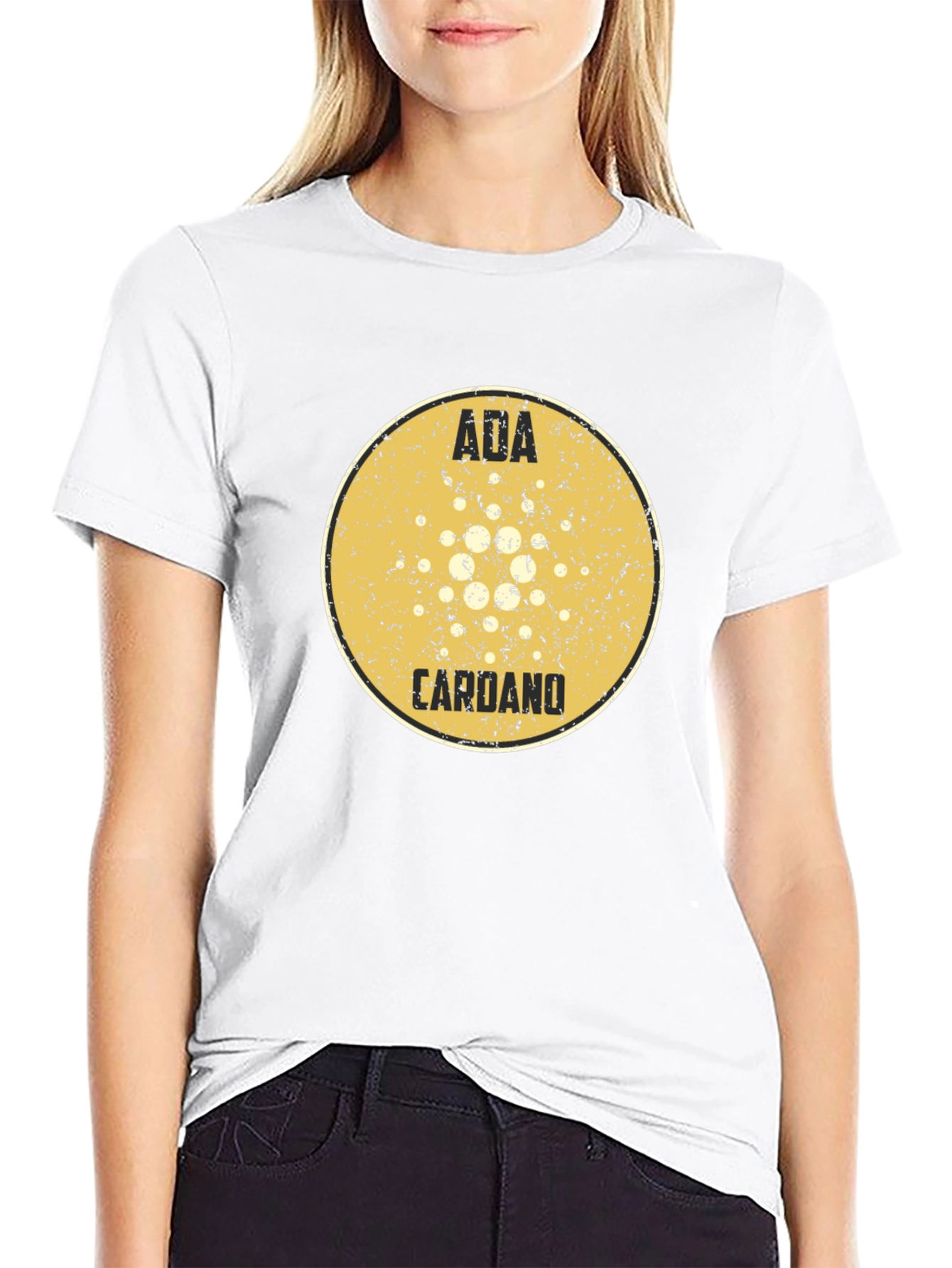 ADA Cardano Black T-Shirt - Crypto Fan Apparel